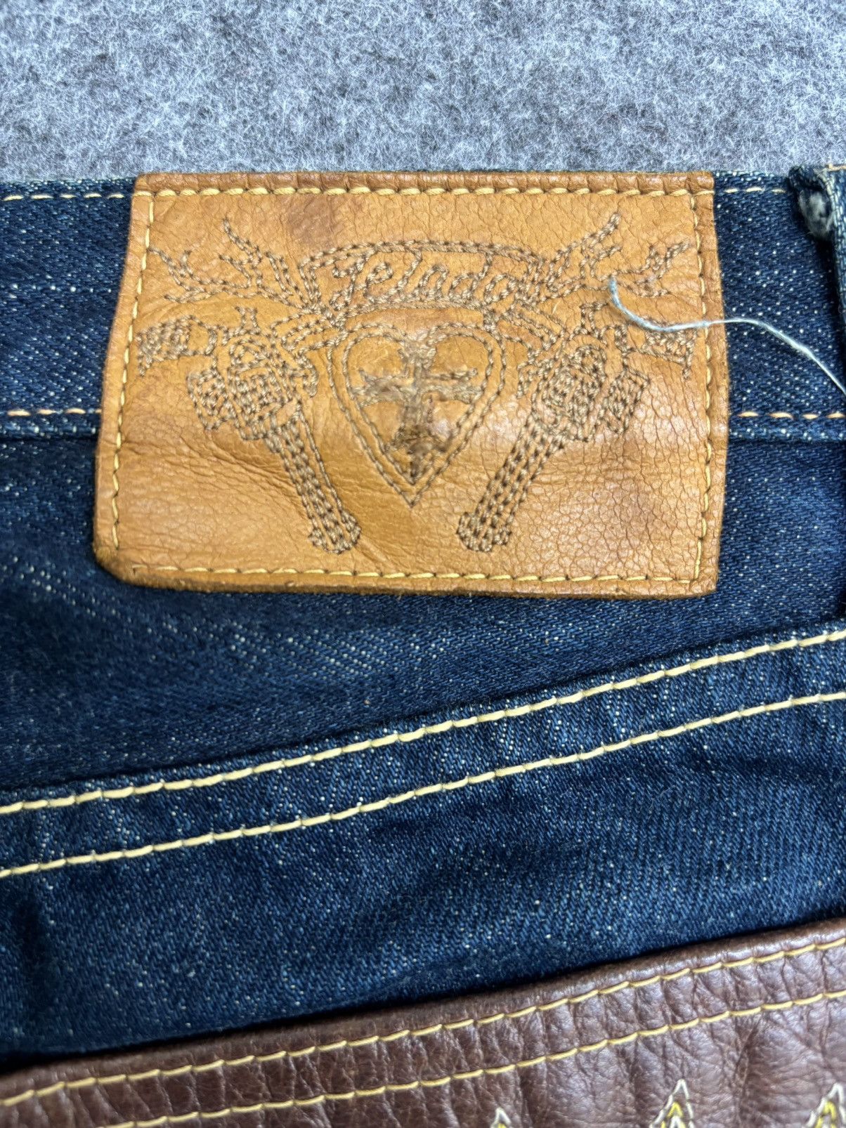 Jelado 💥Sturdy Flare💥Archival Jelado Japan Flare Biker Denim F603 Size US 27 - 12 Thumbnail