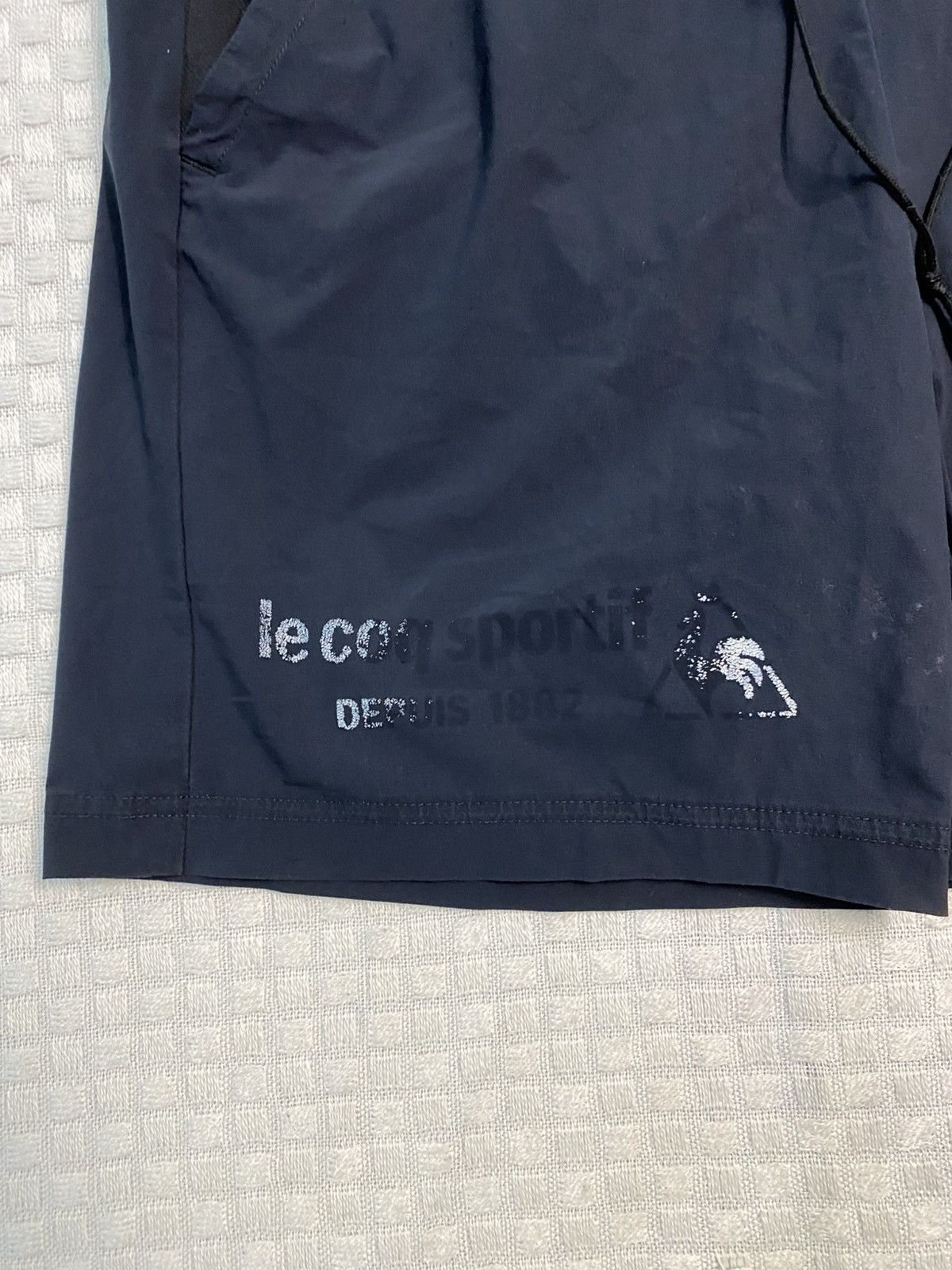 Le Coq Sportif VINTAGE le coq sportif 90S short TRACK PANTS Y2K Size US 32 / EU 48 - 2 Thumbnail
