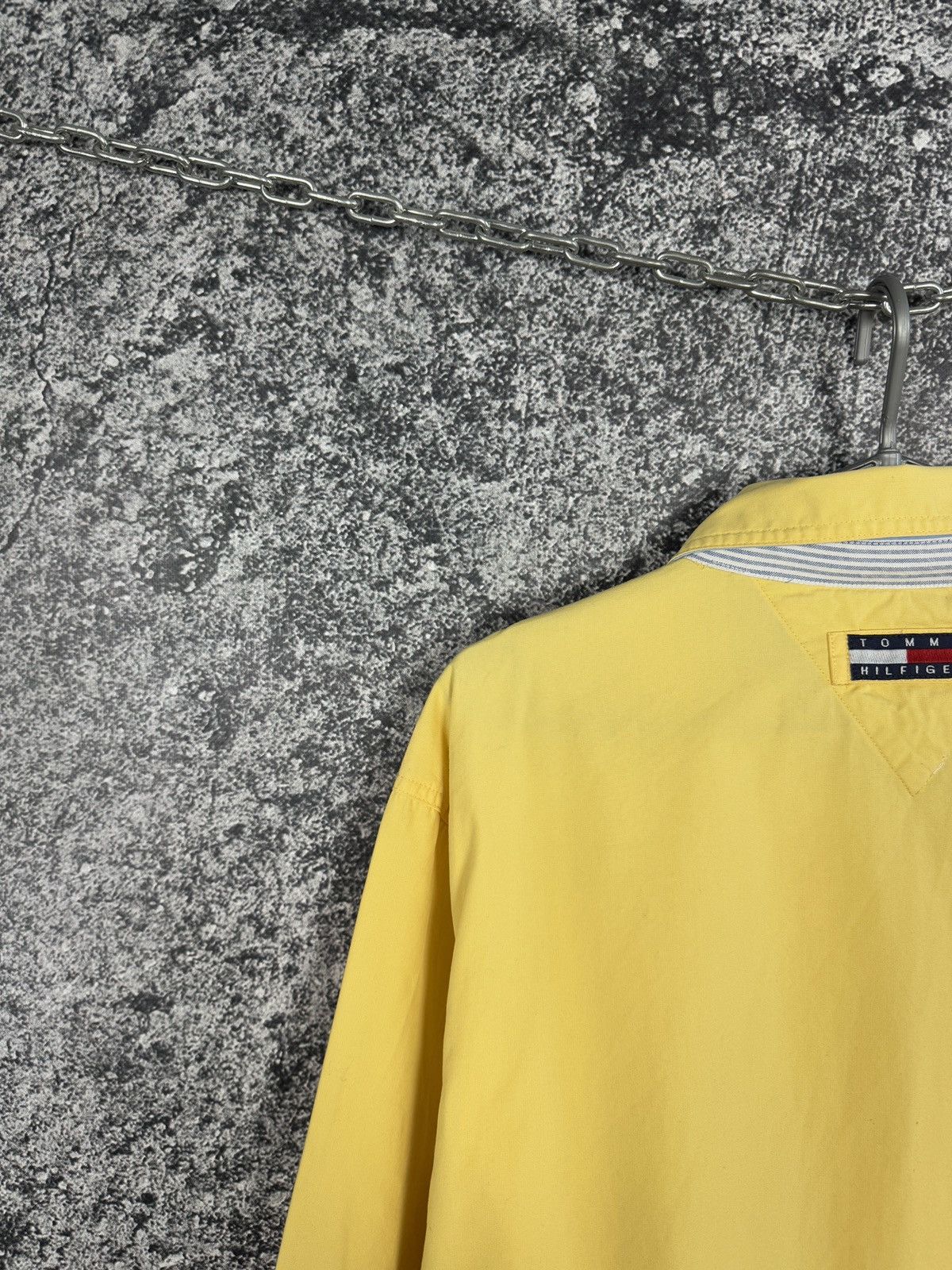 Tommy Hilfiger Men’s Tommy Hilfiger Zip Bomber Jacket Streetwear Yellow XL Size US XL / EU 56 / 4 - 12 Thumbnail