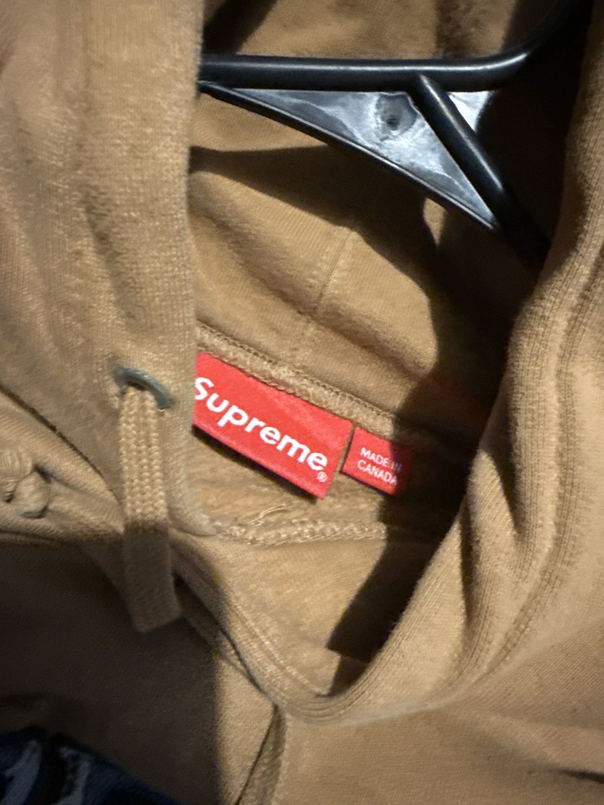 Supreme Supreme denim logo hoodie Size US M / EU 48-50 / 2 - 2 Thumbnail