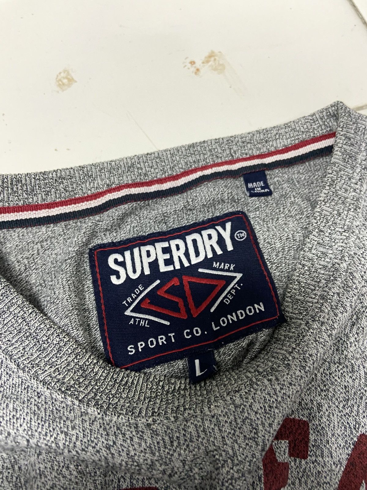 Superdry SUPERDRY CO. LONDON ATHLETIC TEE SHIRT Size US M / EU 48-50 / 2 - 7 Thumbnail
