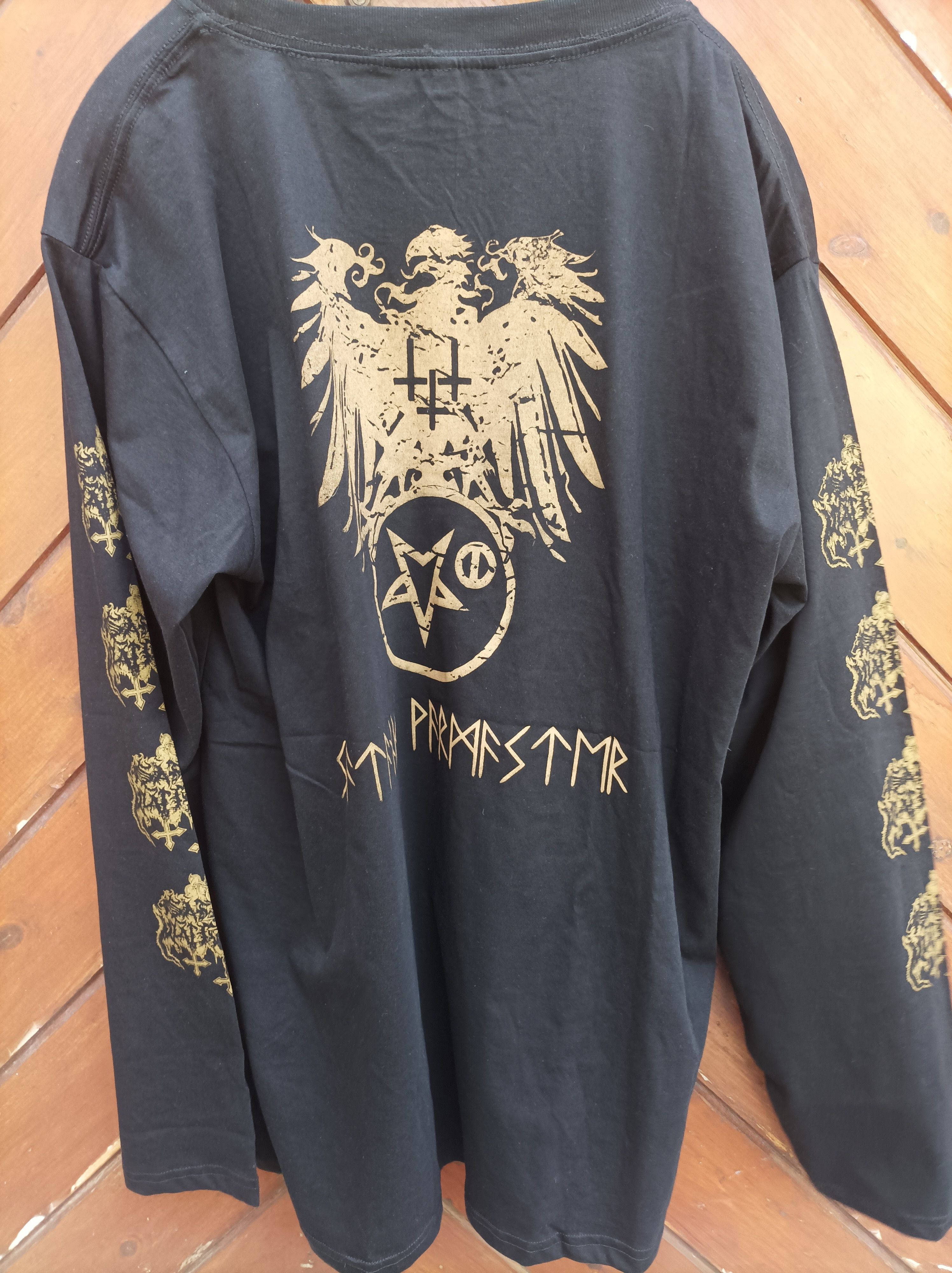 Band Tees Satanic Warmaster.Aamongandr XL Size US XL / EU 56 / 4 - 3 Thumbnail