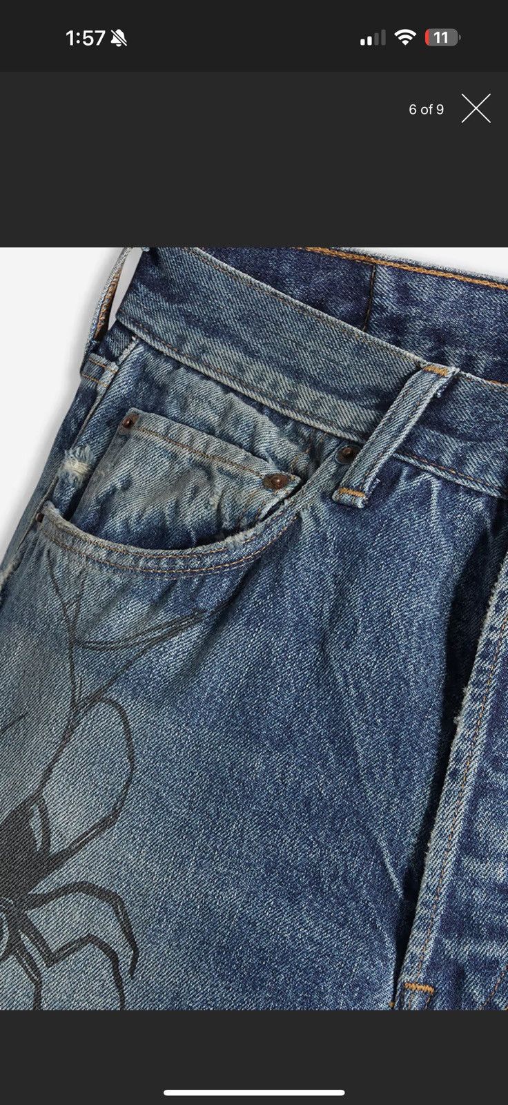 Levi's Levi’s “Tangled Web” 501s Size US 32 / EU 48 - 3 Thumbnail