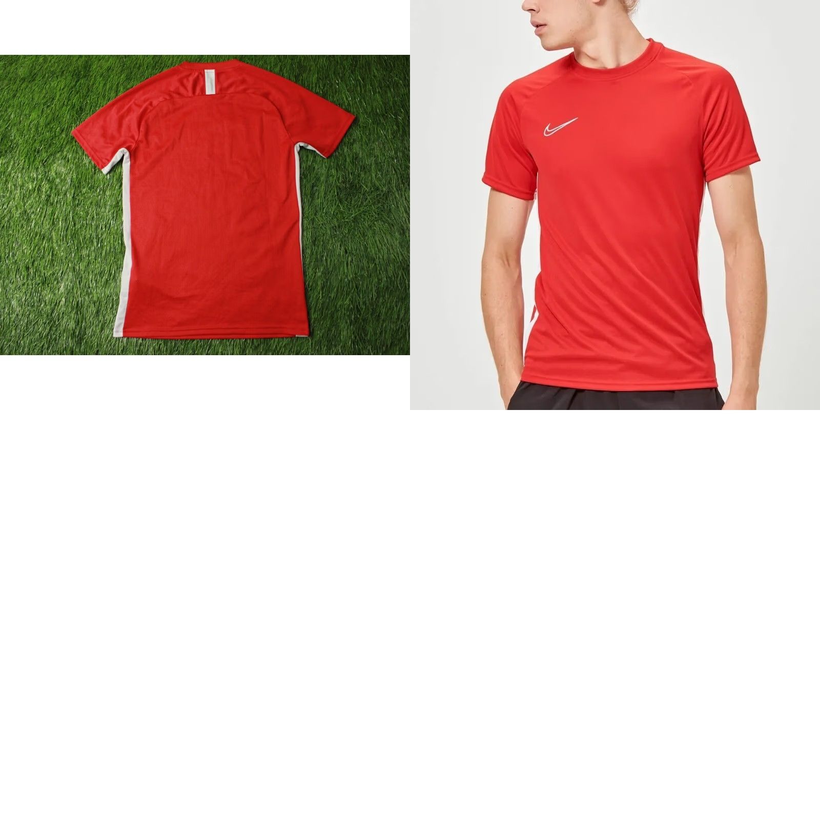 Nike Nike Academy Dri-FIT Soccer Shirt Men Size S Red White Short Sleeve Football Jersey Tee Size US S / EU 44-46 / 1 - 8 Thumbnail