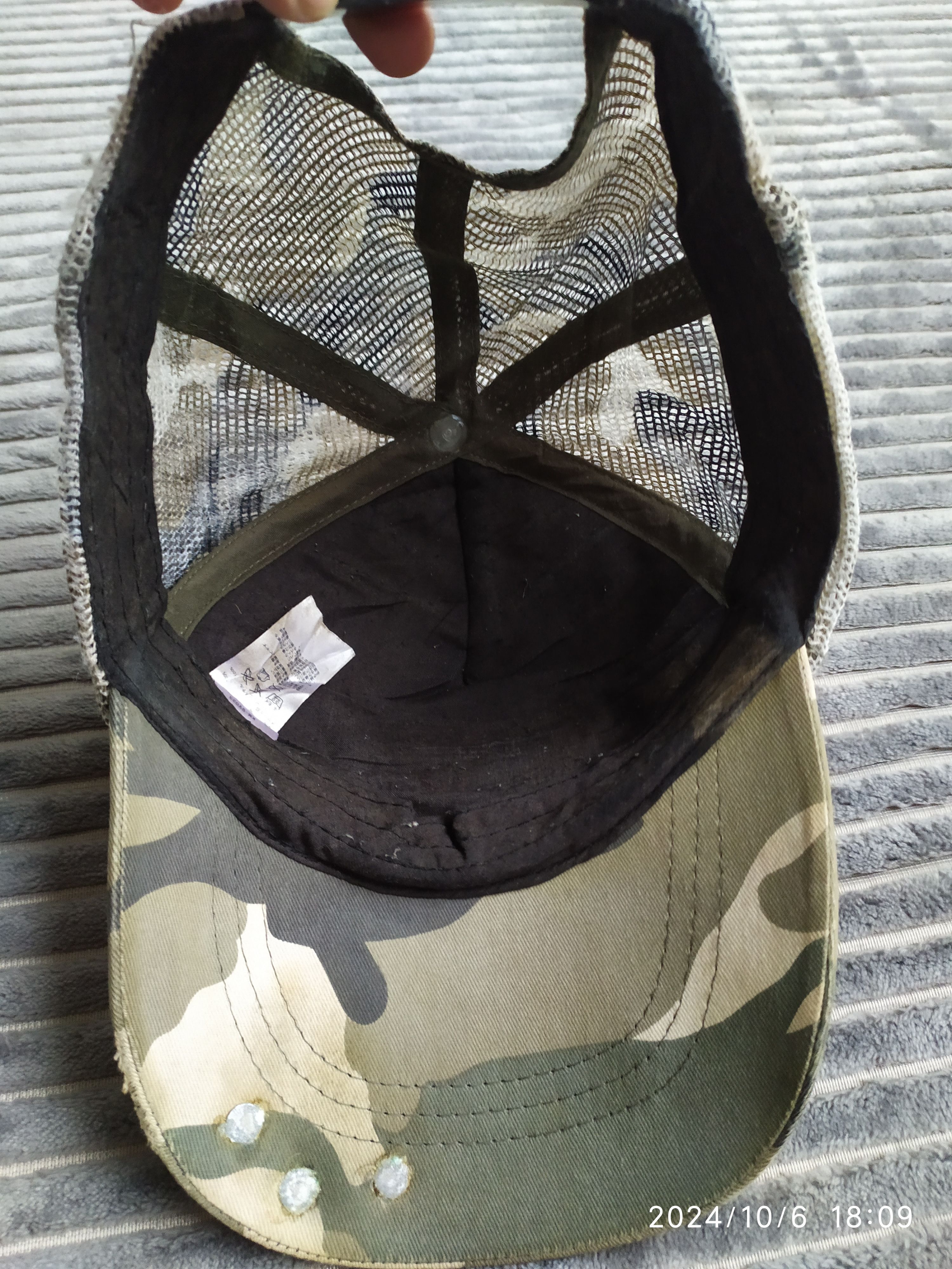 If Six Was Nine × Japanese Brand Vintage Kissmark skull Trucked camo Hat Size ONE SIZE - 8 Thumbnail
