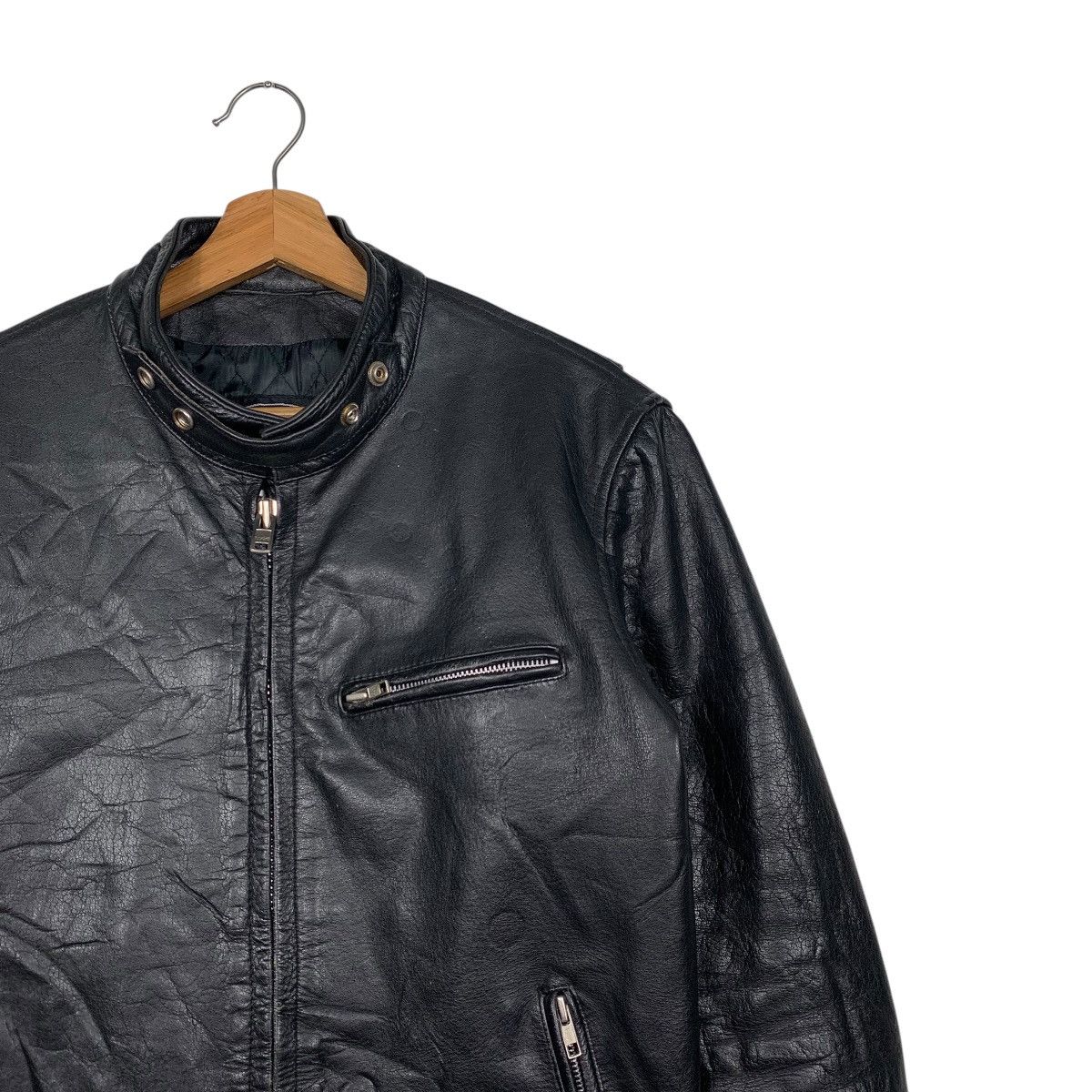 Japanese Brand Horn Works Motorcycle Riding Leather Jacket Size US M / EU 48-50 / 2 - 5 Thumbnail