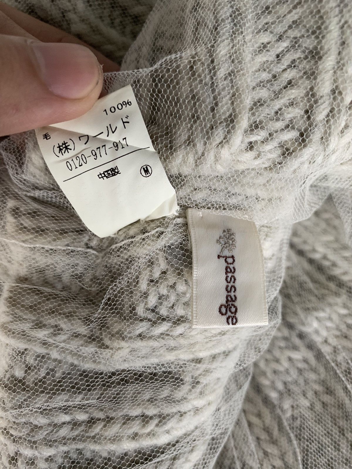 Japanese Brand × Kapital × Vintage Punk Bondage Style Passage Mignon knit Rare Beanie Hats Size ONE SIZE - 11 Thumbnail