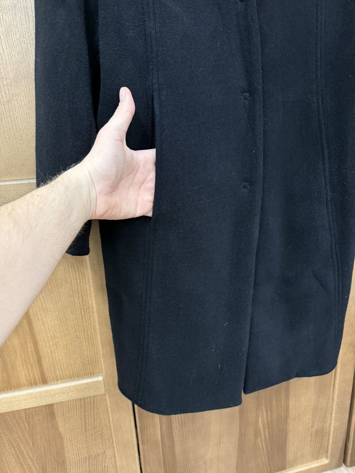 Annette Gortz Annette Gortz Avant Garde Black Coat Womens Size L Size L / US 10 / IT 46 - 3 Thumbnail