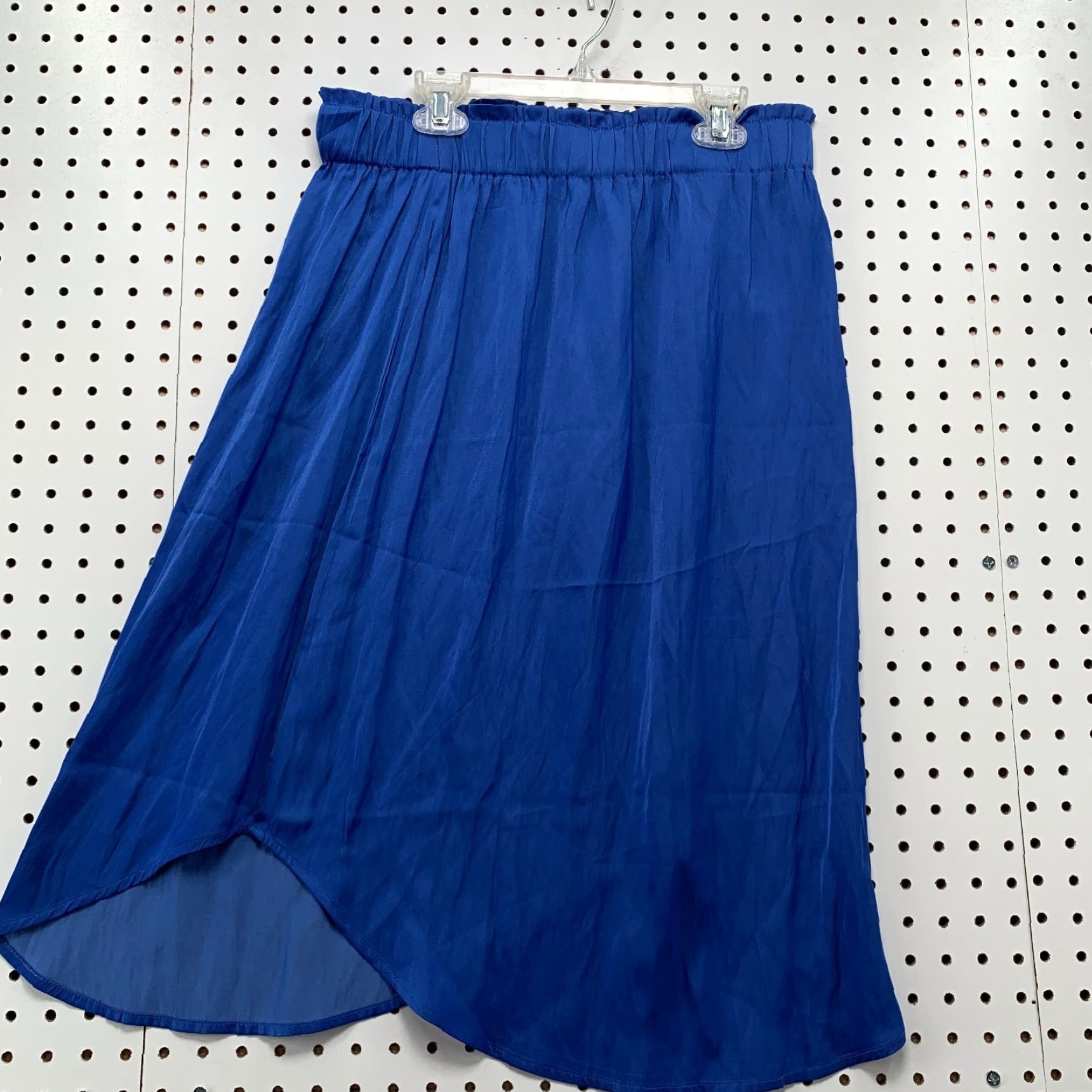 Loft VINTAGE LOFT Blue A-Line Pull On Skirt Womens Small NWT 29x28 Size 28" / US 6 / IT 42 - 4 Thumbnail