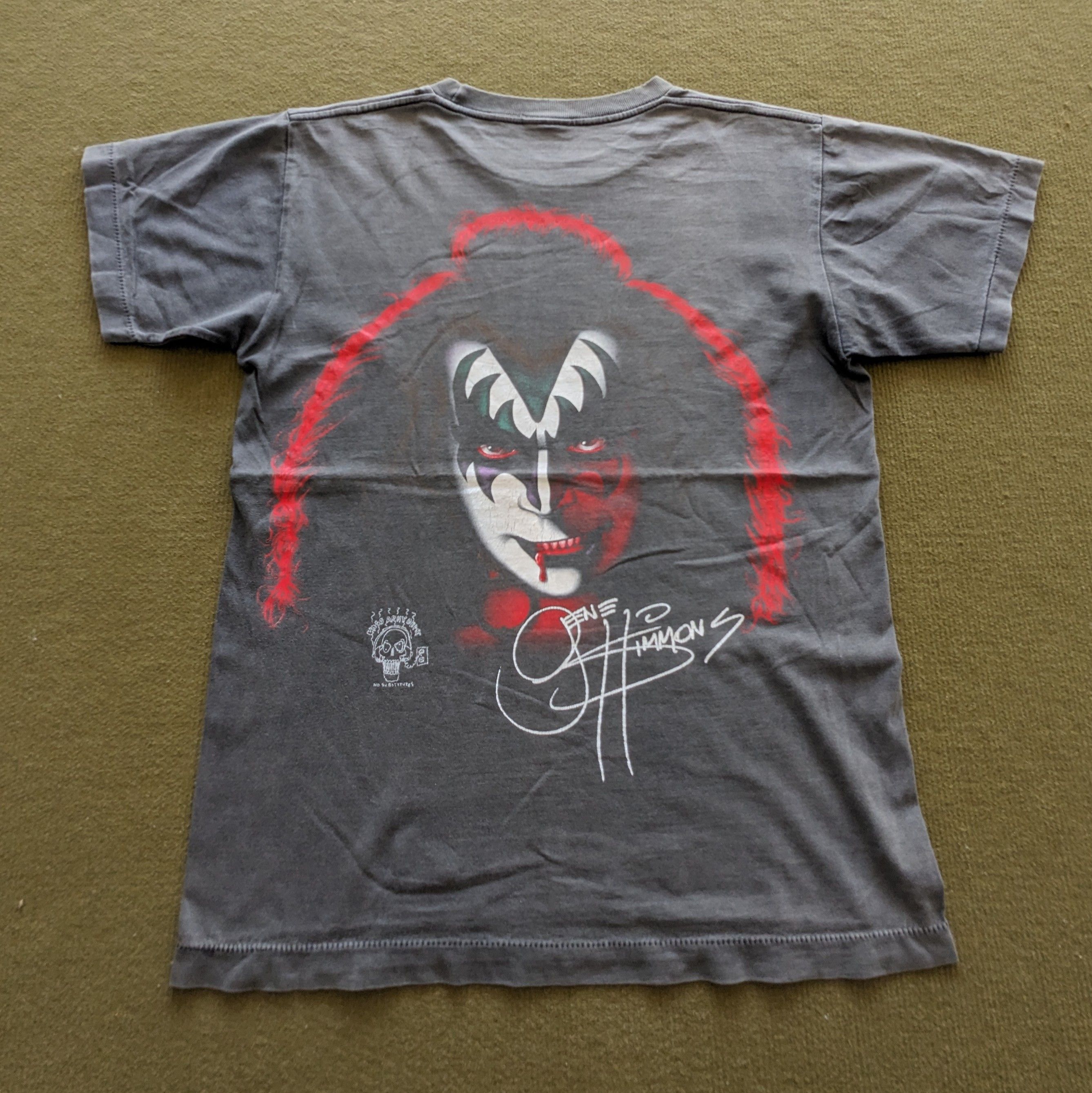 Band Tees Vintage 90's KISS GENE SIMMONS Band T-shirt Size US M / EU 48-50 / 2 - 3 Thumbnail