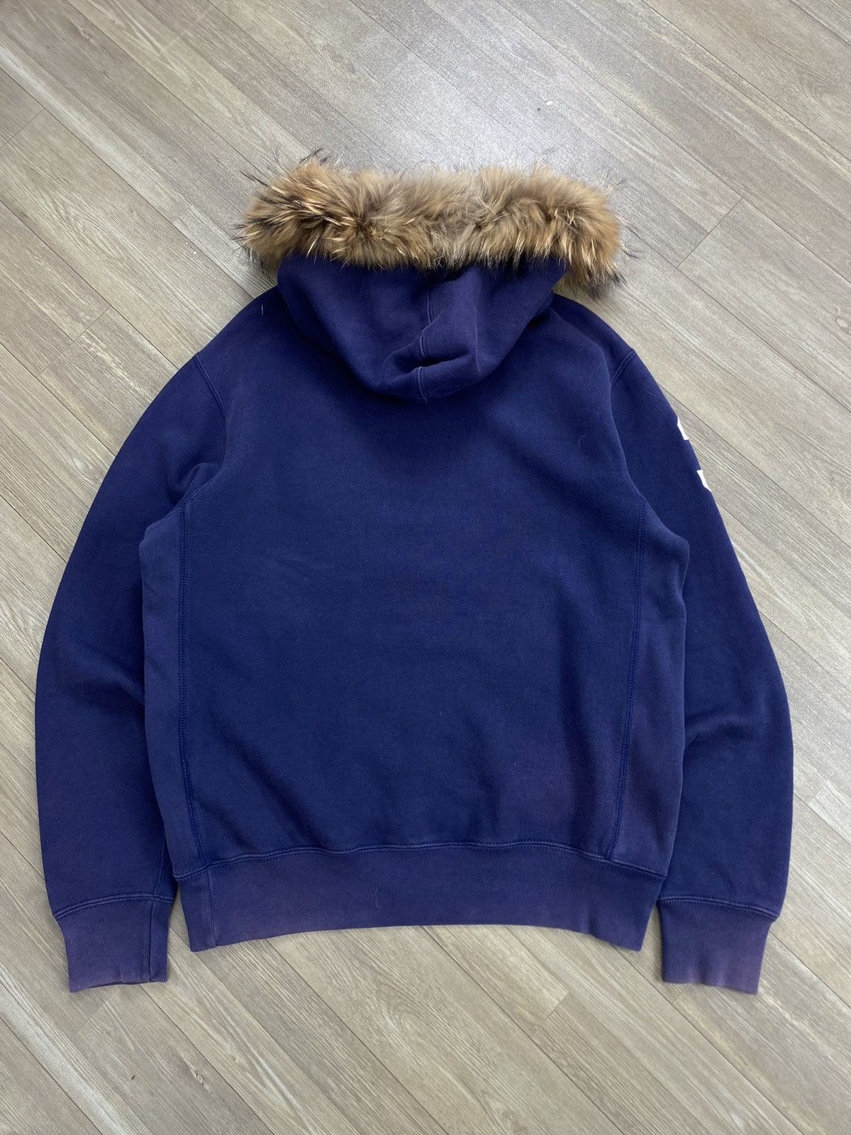 Polo Ralph Lauren Faded Polo Ralph Lauren Fur ZipHoodie IfSixWasNine LGB Style Size US L / EU 52-54 / 3 - 12 Thumbnail