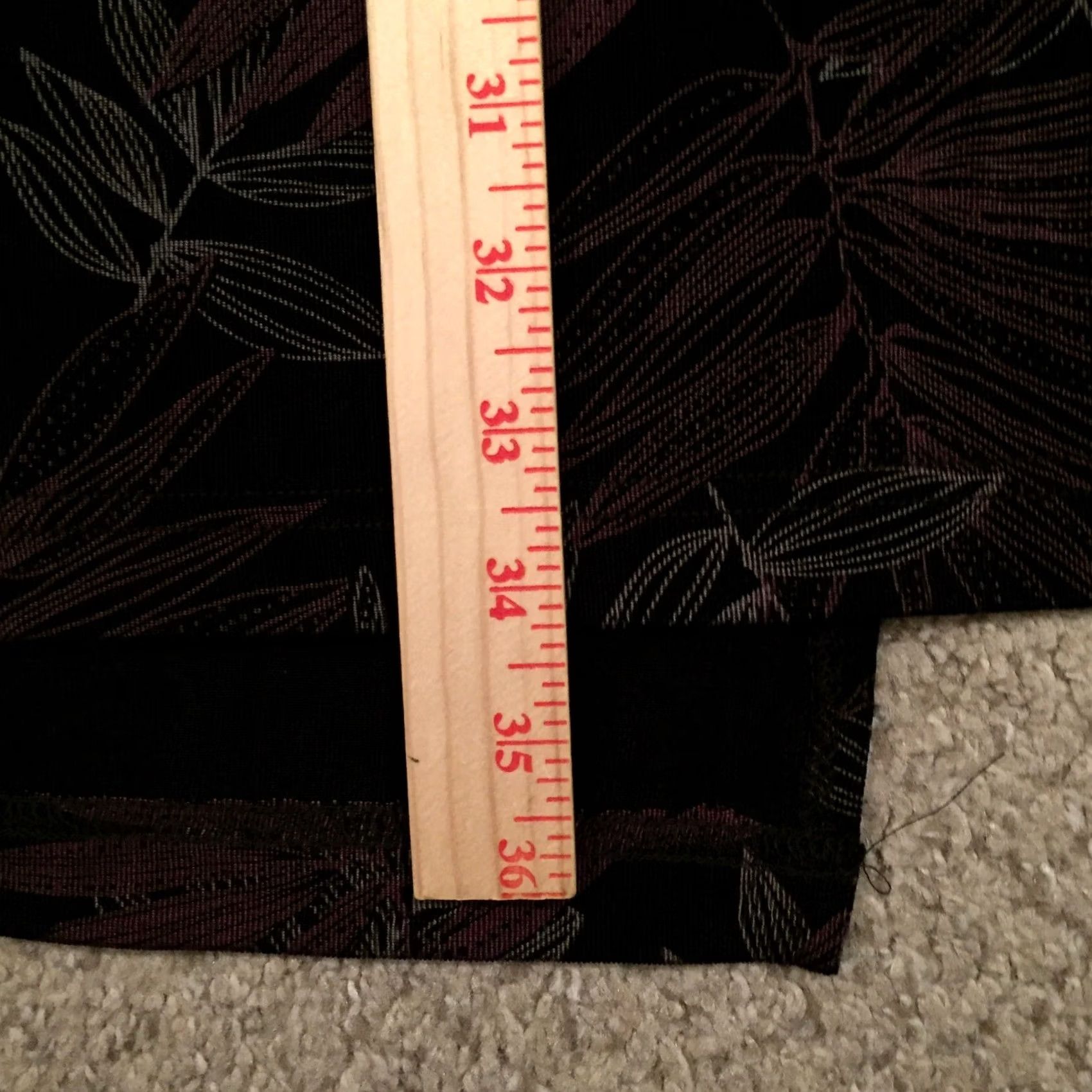 Vintage Linden Hill Skirt Maxi Long Unlined Pull On 1X Black Purple Floral Women Plus Skirt Womens Size 40" / US 18 - 5 Thumbnail