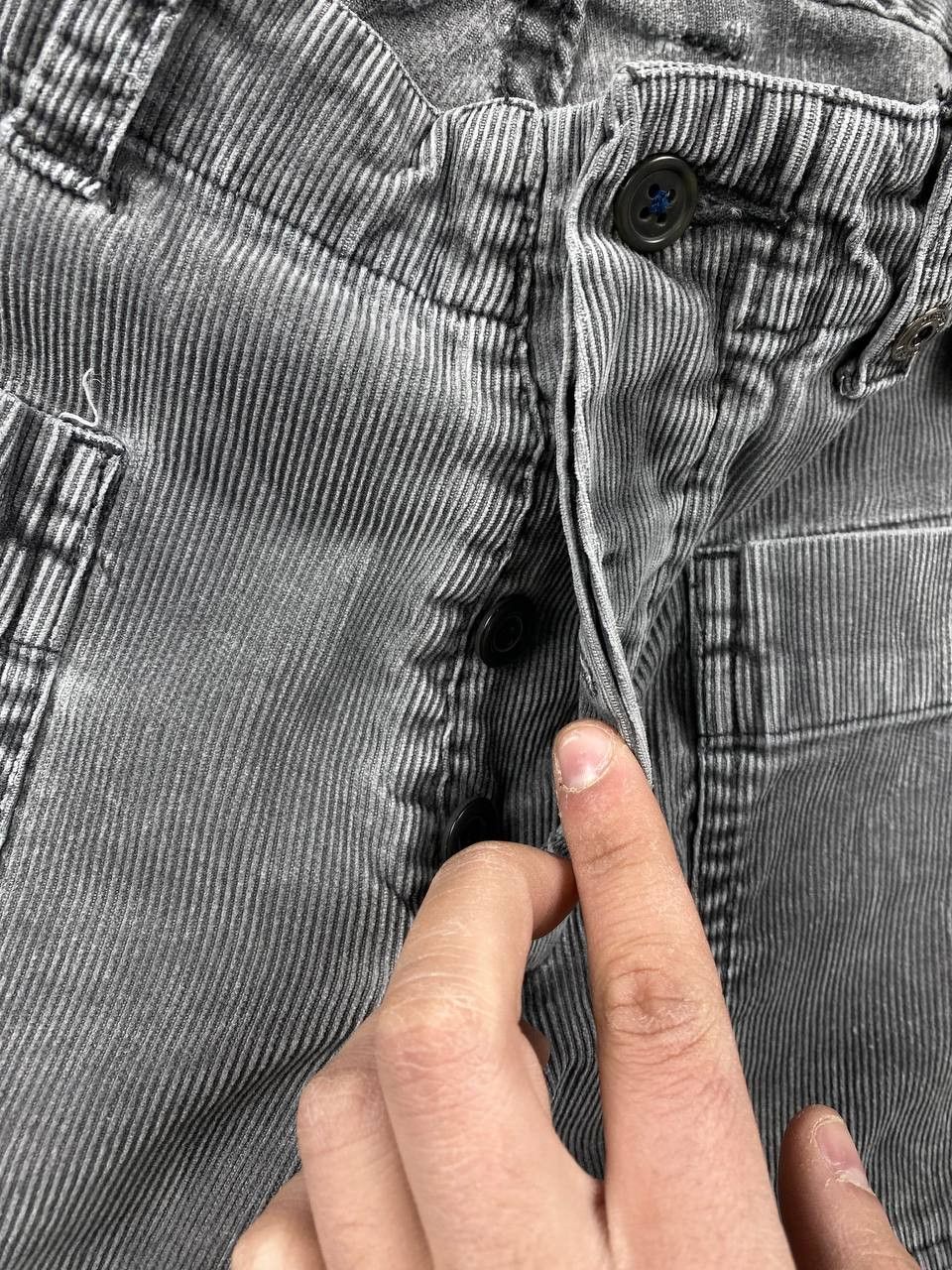 Diesel Vintage Diesel Corduroy Denim Pants Size US 31 - 11 Thumbnail
