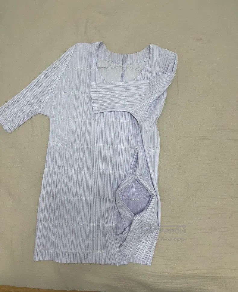 Issey Miyake Issey Miyake Purple Bamboo Joint Cardigan Size L / US 10 / IT 46 - 5 Thumbnail