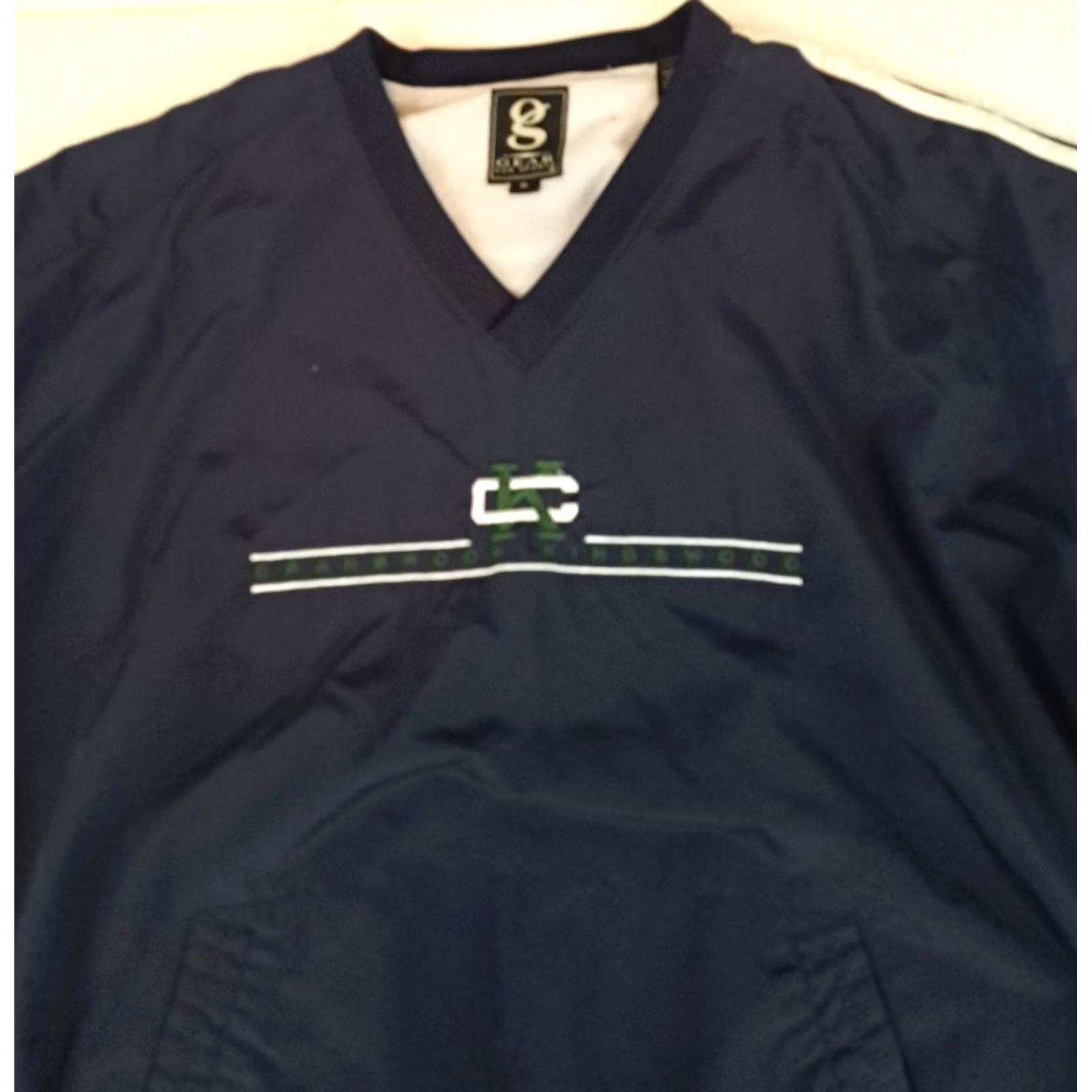 Vintage VINTAGE GEAR FOR SPORTS Cranbrook Kingswood College Michigan Embroidered Pullover Nylon Jacket Windbreaker Blue XL Men Size US XL / EU 56 / 4 - 3 Thumbnail