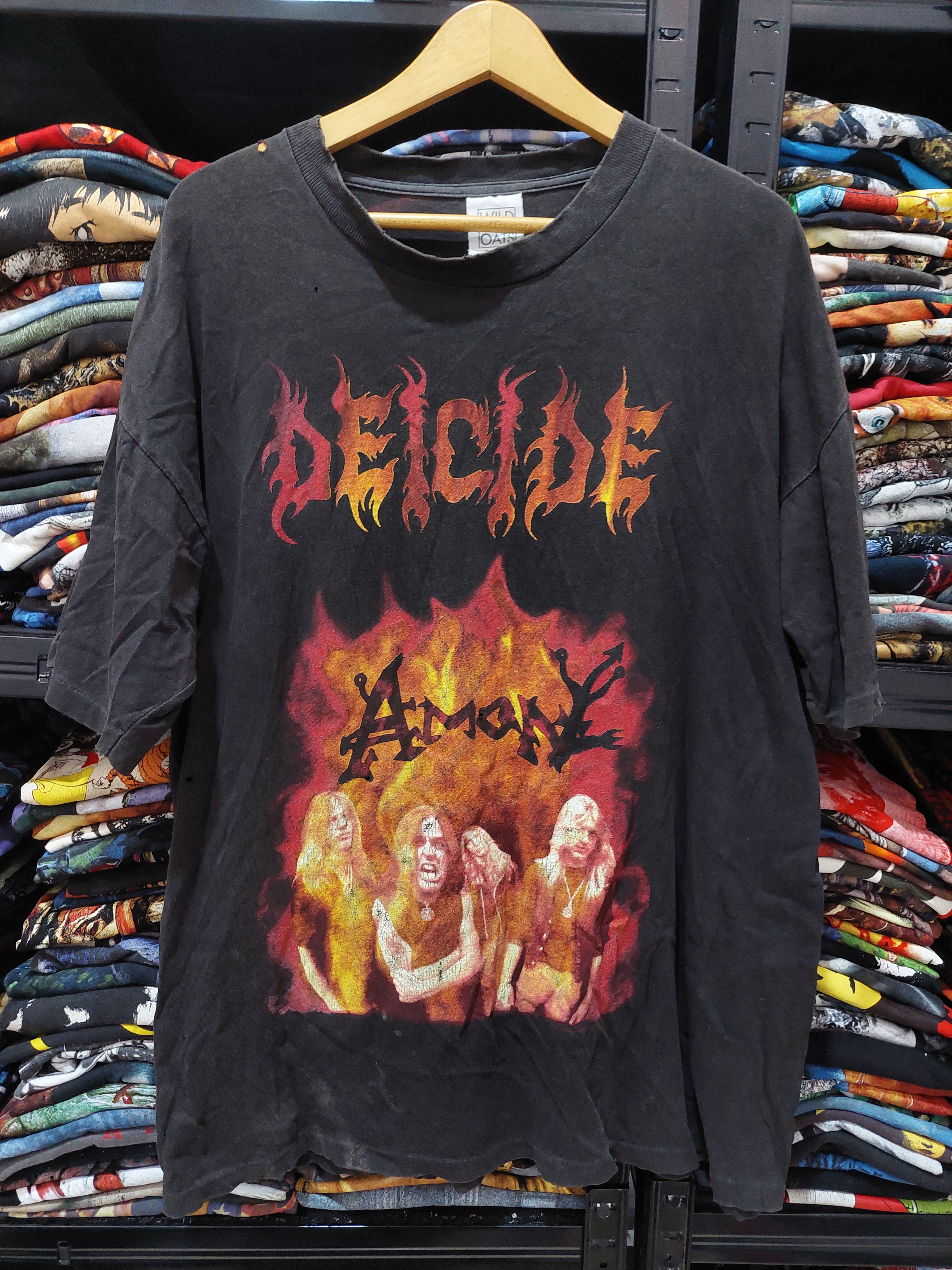 image of Archival Clothing x Band Tees Vintage Deicide Amon 1990S in Black, Men's (Size XL)