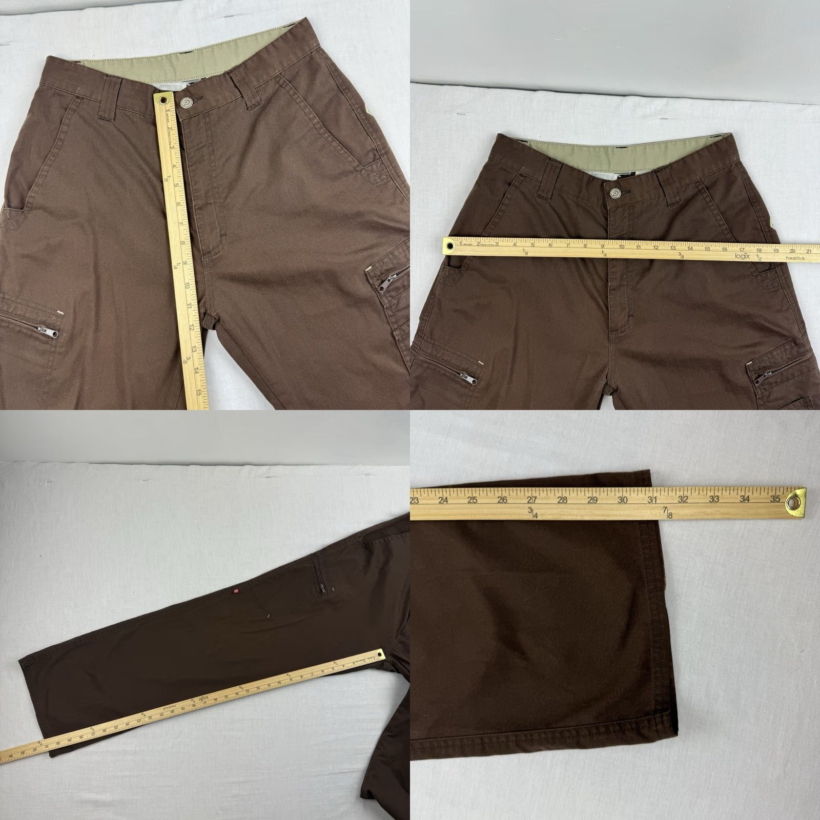 Ocean Pacific VINTAGE Ocean Pacific Cargo Pants Men 32x31 Brown Cargo 90s Y2K Punk Hipster Ocean Pacific Pants Mens Brown 1984bb Size US 32 / EU 48 - 8 Thumbnail
