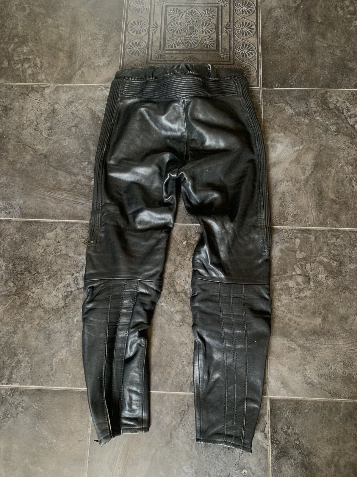 Genuine Leather Vintage Racing Leather Moto Pants Size US M / EU 48-50 / 2 - 5 Thumbnail