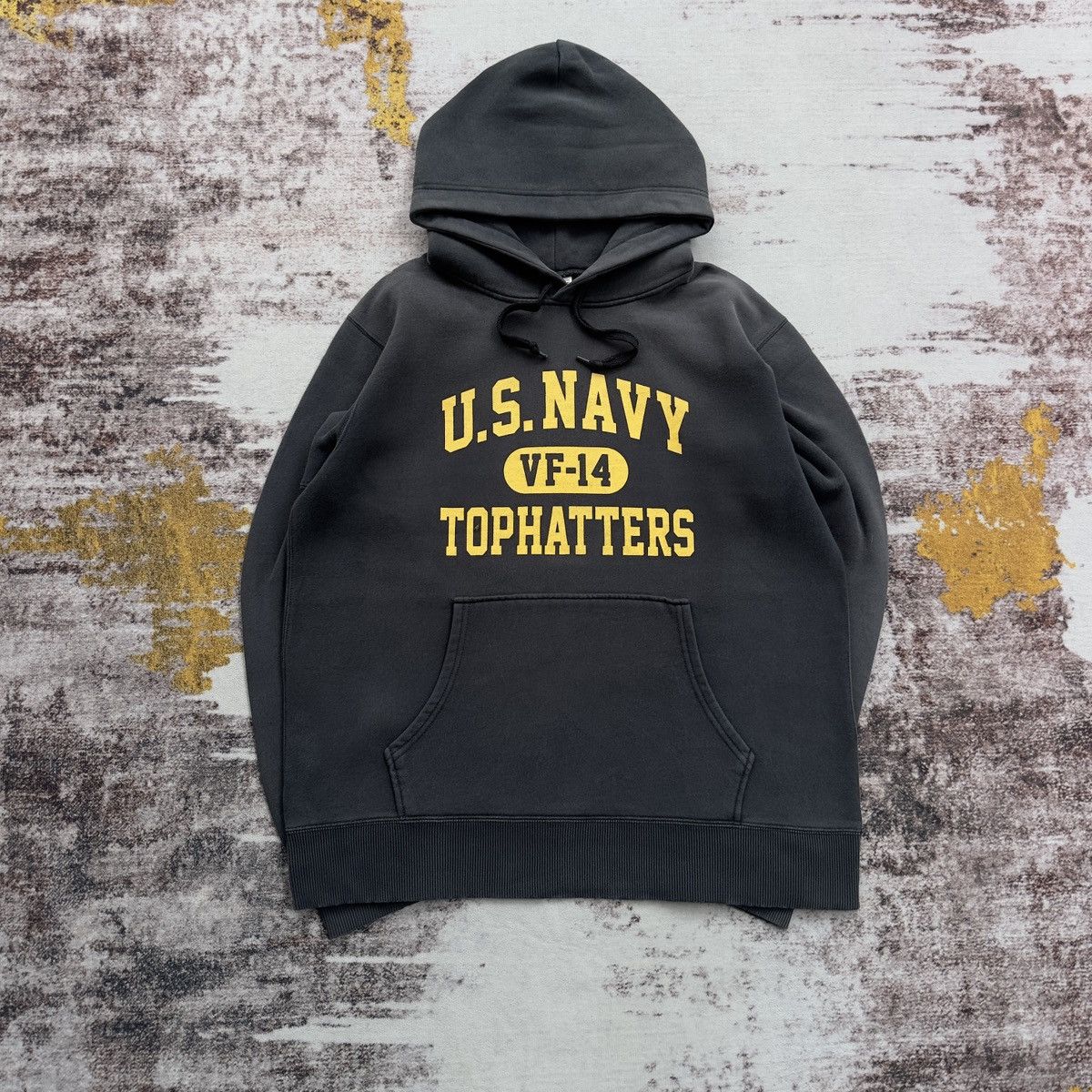 Avirex VINTAGE AVIREX US NAVY TOPHATTERS HOODIE RARE ARMY Size US XL / EU 56 / 4 - 2 Thumbnail