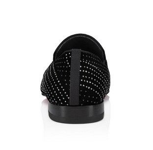 Christian Louboutin o1bcso1str1024 Greggy Chick Flat in Black Size US 9 / EU 42 - 3 Thumbnail