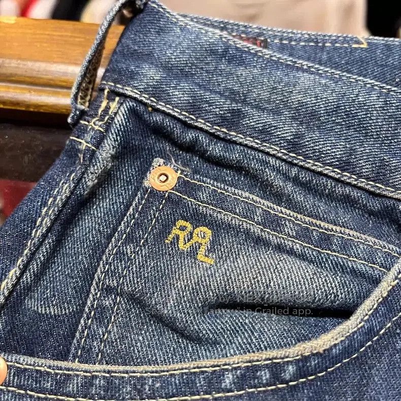 RRL Ralph Lauren RRL Distressed Denim Jeans. Size US 33 - 4 Thumbnail