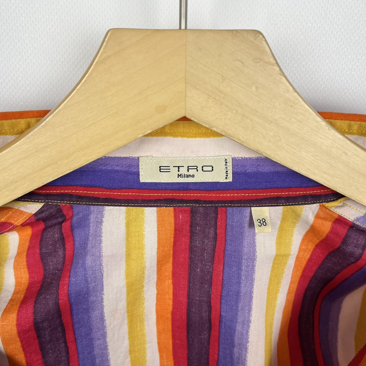 Etro Ladies Etro Milano stripped long sleeve button up Shirt Size XS / US 0-2 / IT 36-38 - 10 Thumbnail