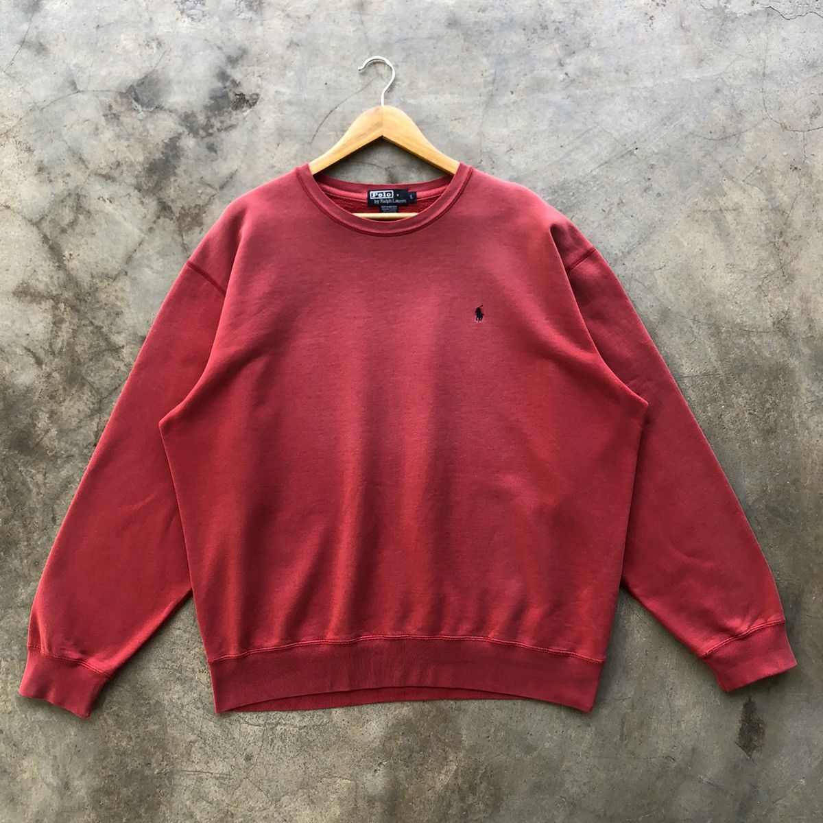 Vintage distressed polo store sweatshirt