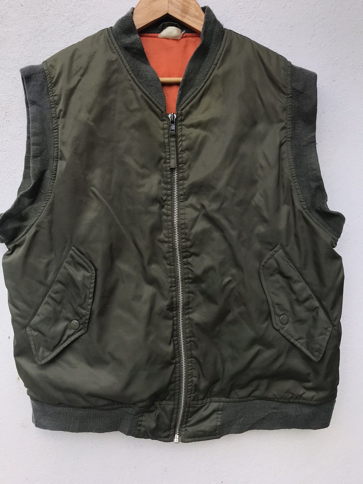 Japanese Brand Vintage Bombers Jakcet Sleeveless Japanese Design Size US M / EU 48-50 / 2 - 4 Thumbnail