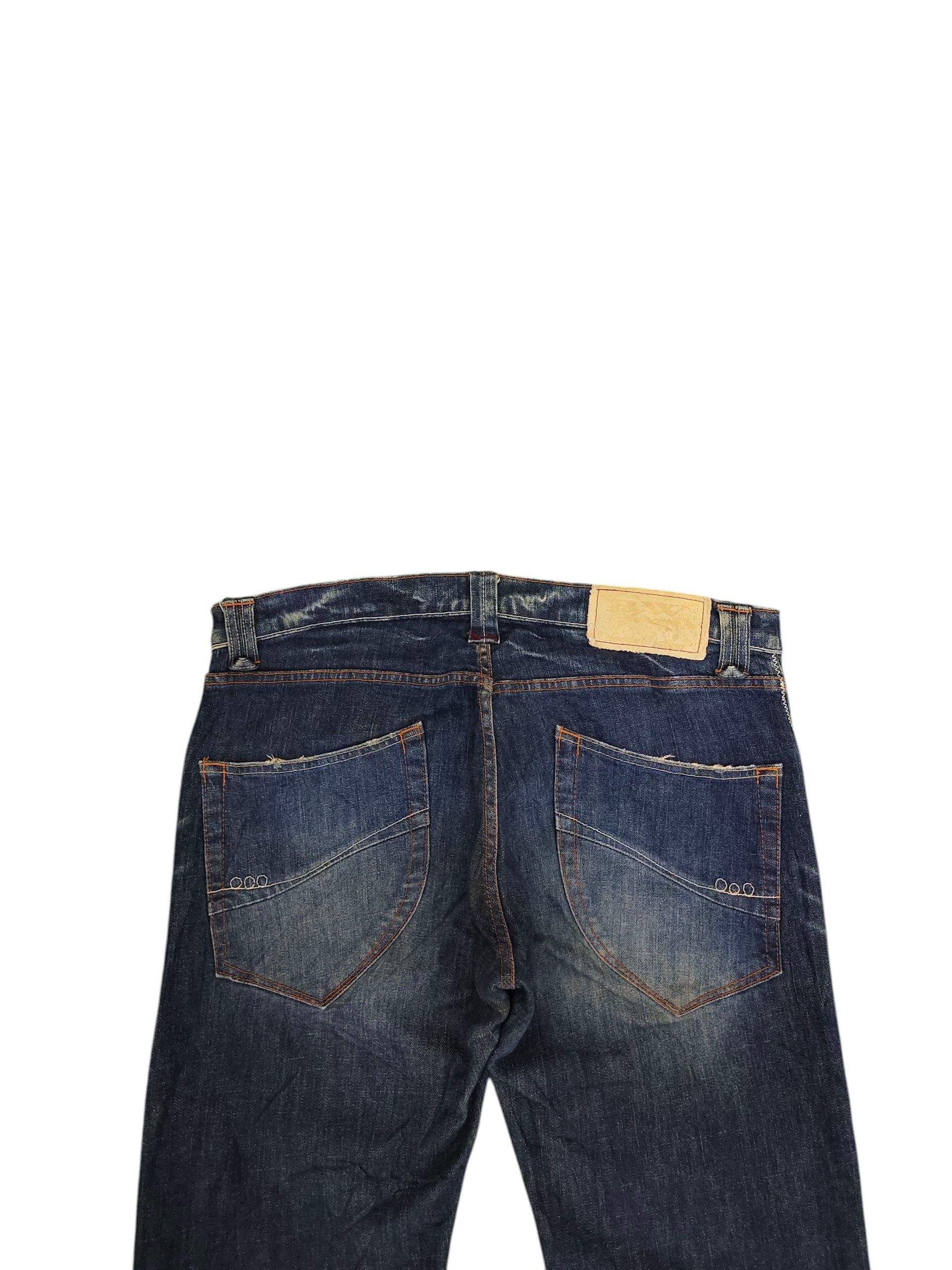 Hysteric Glamour Japanese Brand Blue Way Clawmark Rusty Faded Denim Jeans Size US 36 / EU 52 - 9 Thumbnail