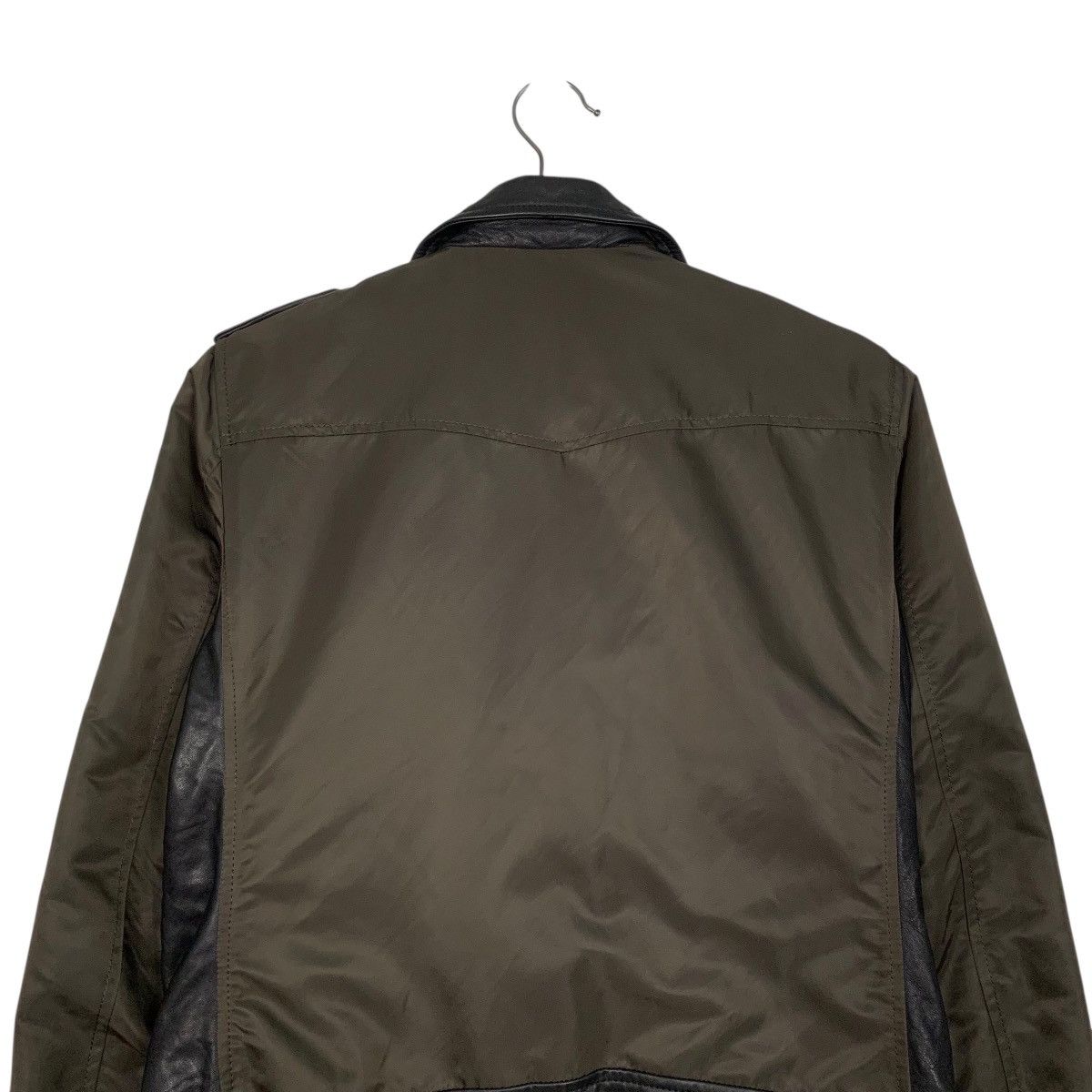 Japanese Brand Realized Works Double Colar Motorcycle Leather Jacket Size US S / EU 44-46 / 1 - 8 Thumbnail