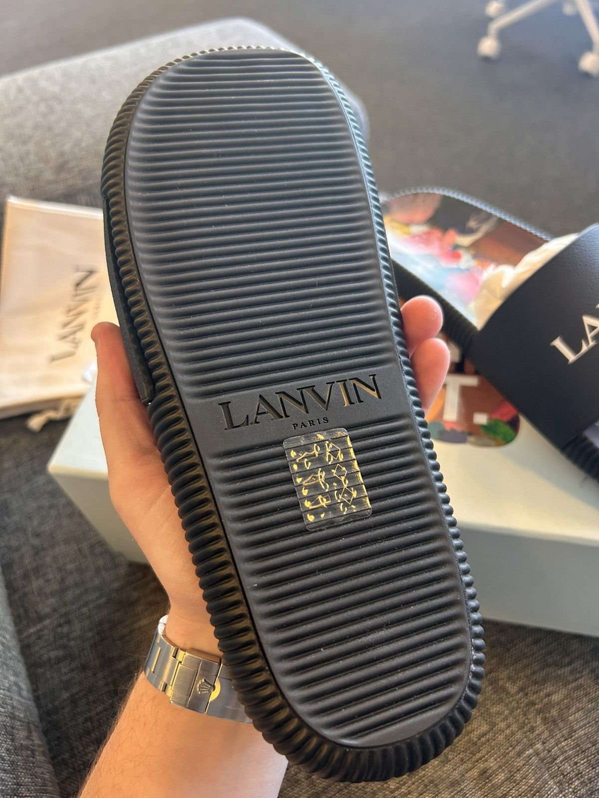 Gallery Dept. × Lanvin Lanvin x Gallery Dept. Logo Slides Size US 8 / EU 41 - 3 Thumbnail