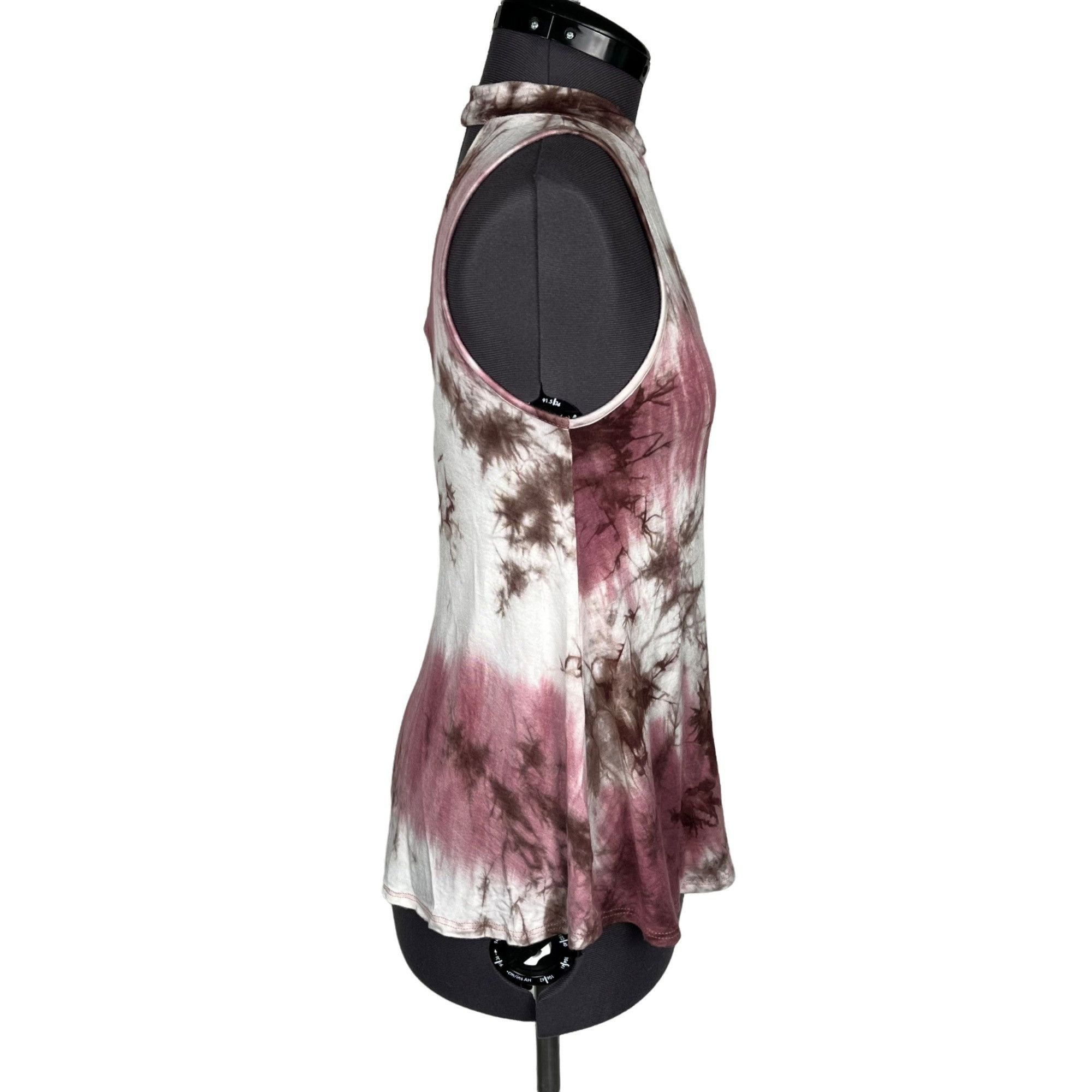 Other Ginger G Women's Sleeveless Top Batik-Print Keyhole-Back Siz Size S / US 4 / IT 40 - 4 Thumbnail