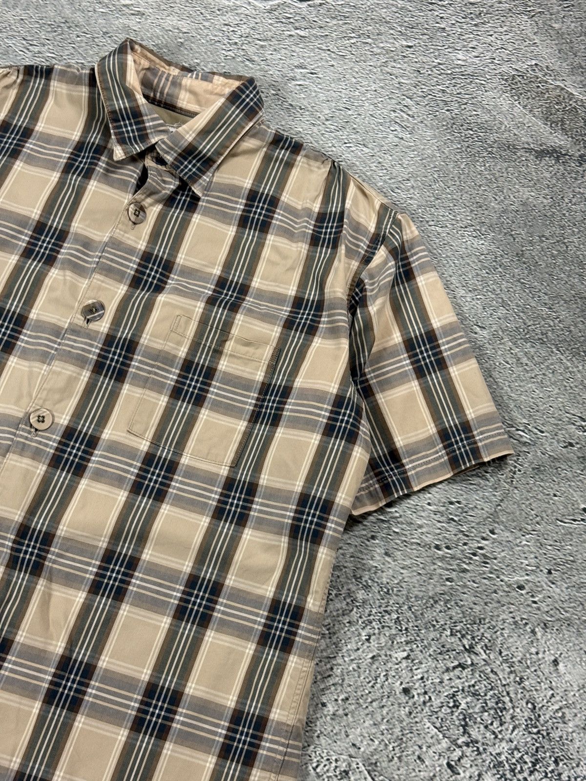 Kapital Kapital button up shirt vintage beige checkered Size US XL / EU 56 / 4 - 3 Thumbnail