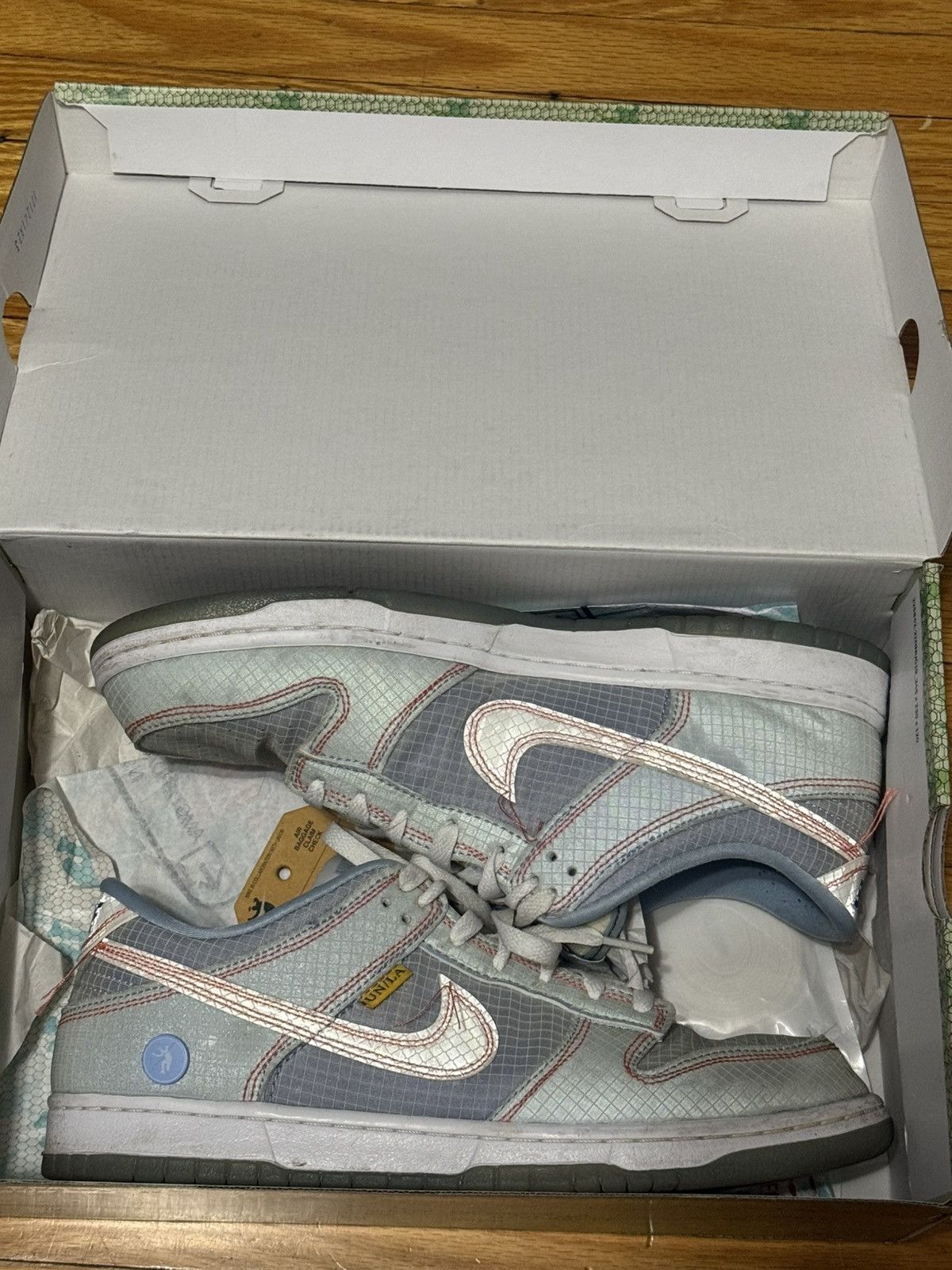 Nike Nike Union Dunk Low Argon Size US 11 / EU 44 - 2 Thumbnail