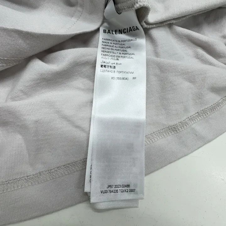Balenciaga Balenciaga Logo Print Short Sleeve T-Shirt 0079-2507 Size US XS / EU 42 / 0 - 5 Thumbnail