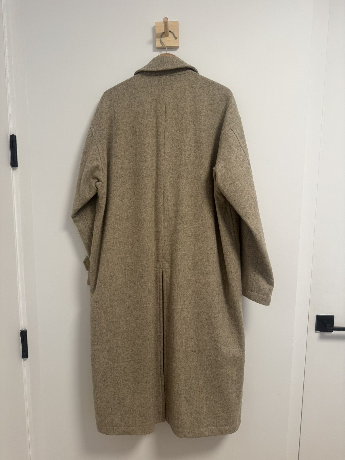 Auralee Auralee Super Milled Shetland Wool Double Breasted Coat Size US M / EU 48-50 / 2 - 4 Thumbnail
