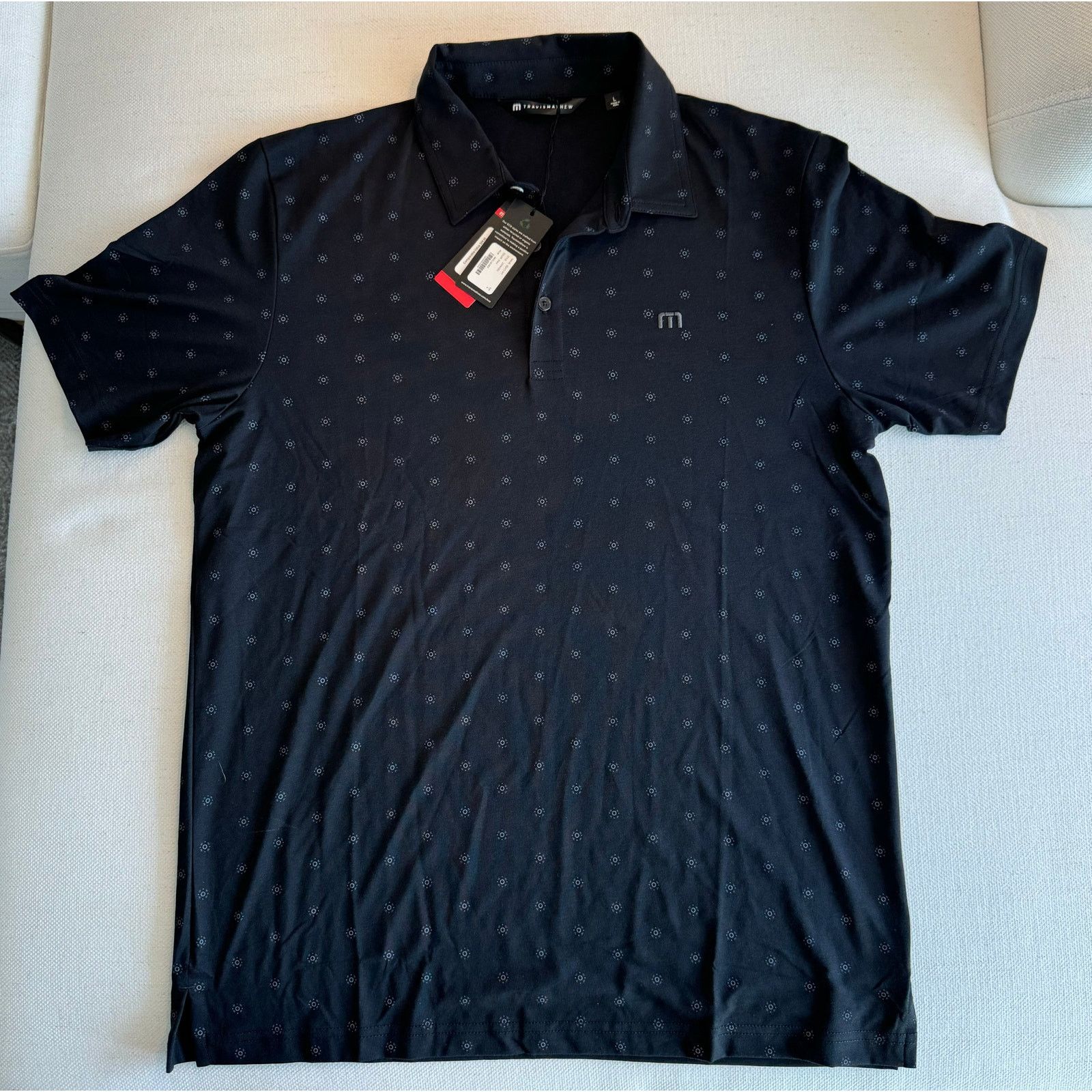 TravisMathew Travis Mathew Polo - Men’s (L) Black Size US L / EU 52-54 / 3 - 1 Thumbnail