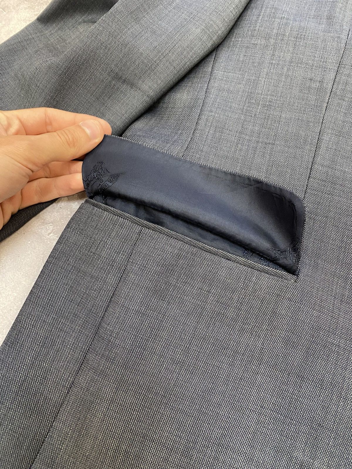 Burberry Prorsum Vintage Burberrys Formal Suit Made in West Germany 90s Size 48L - 5 Thumbnail