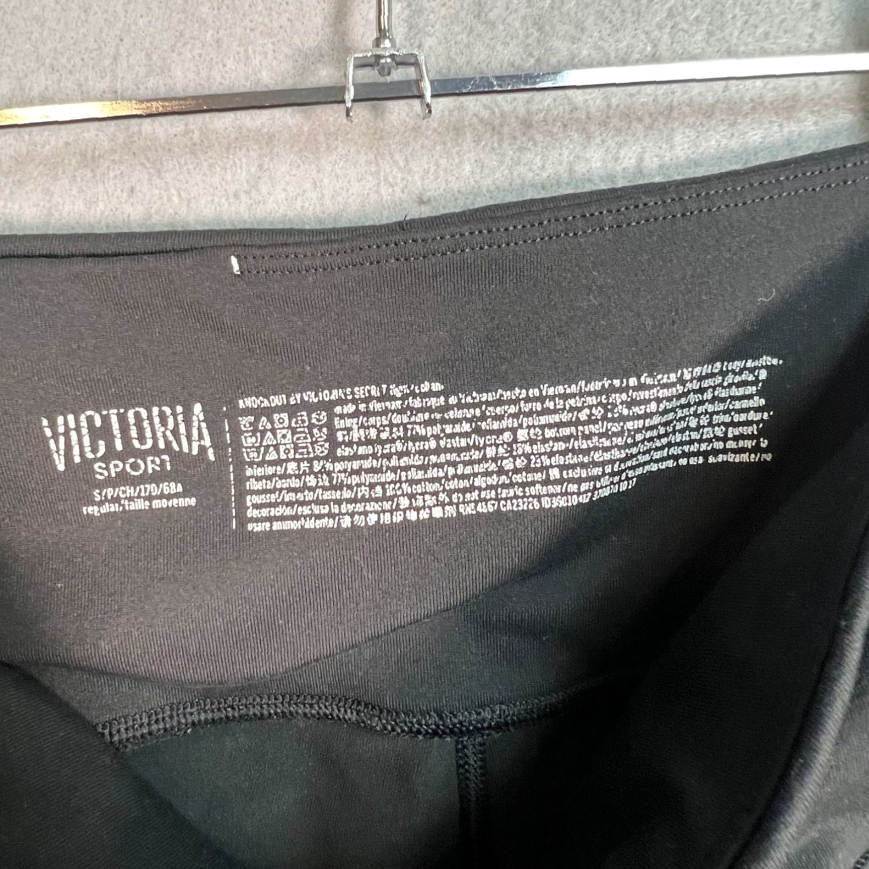 Victoria's Secret VINTAGE Victoria's Secret Victoria Sport Activewear Leggings Women Small Black Skinny Summer Fall Gym Size 28" / US 6 / IT 42 - 3 Thumbnail