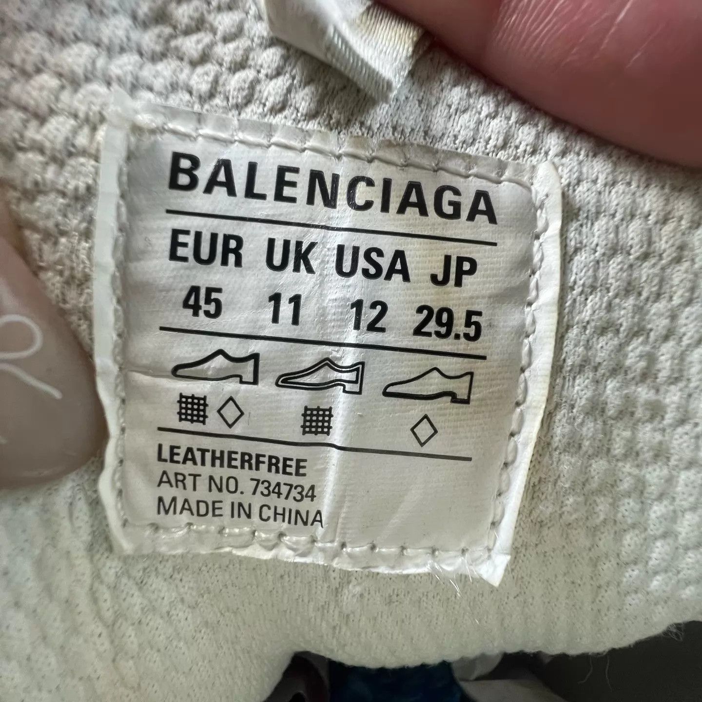 Balenciaga Balenciaga 3xl light beige sneakers 45 like new Size US 12 / EU 45 - 8 Thumbnail