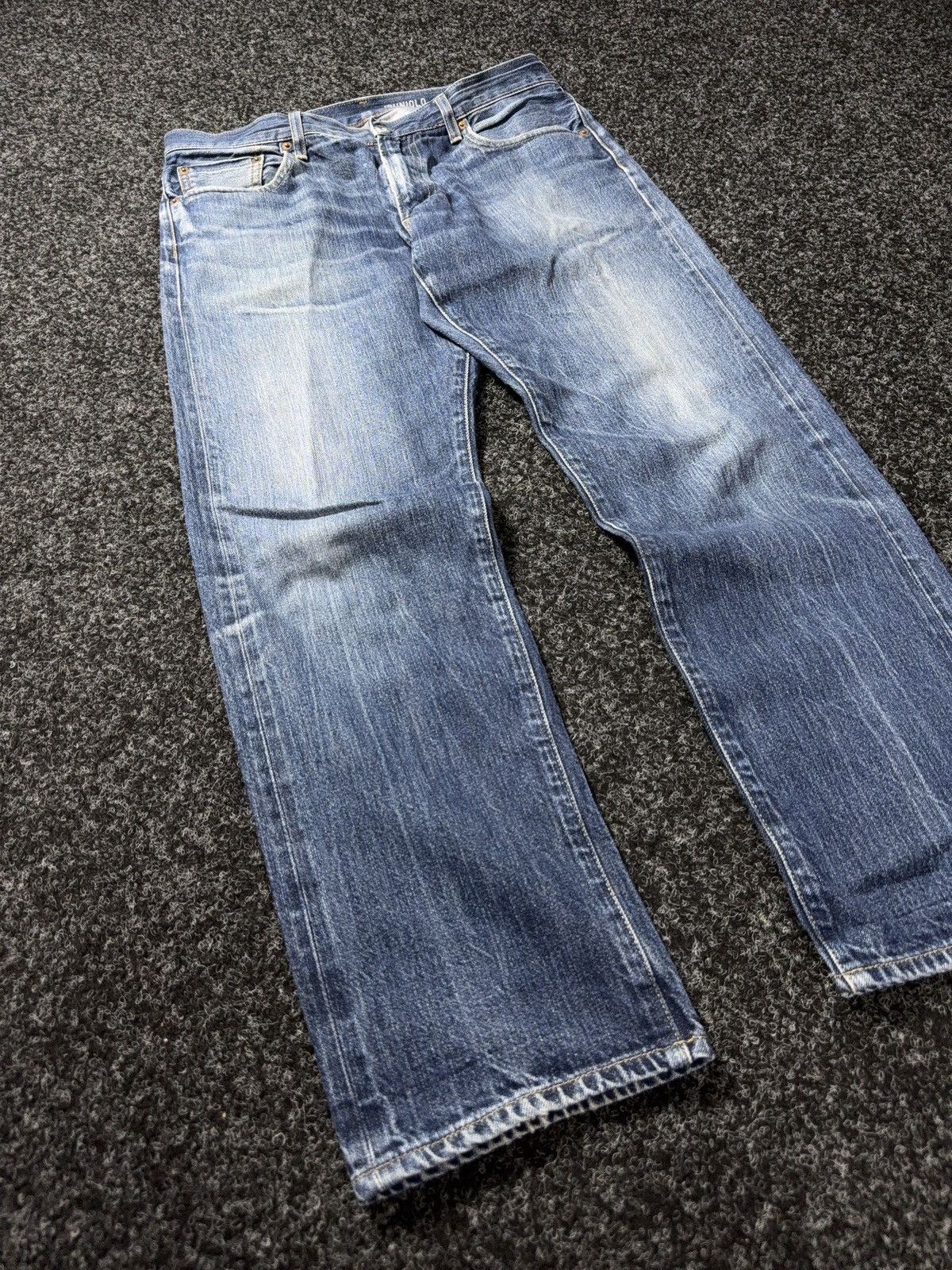 Uniqlo Vintage 00s Uniqlo Selvedge Straight Denim Jeans Japanese Size US 34 / EU 50 - 3 Thumbnail