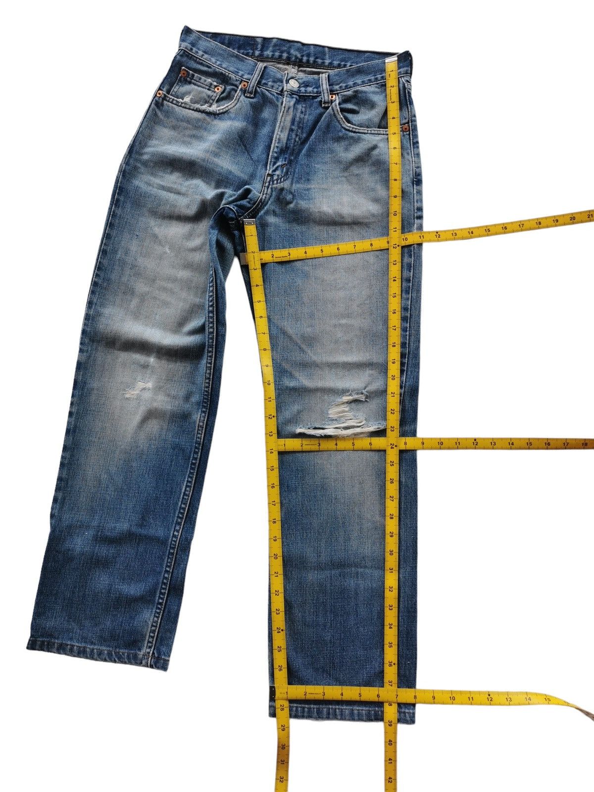 Levi's Vintage Levis 533 Distressed Denim Jeans Size US 28 / EU 44 - 2 Thumbnail