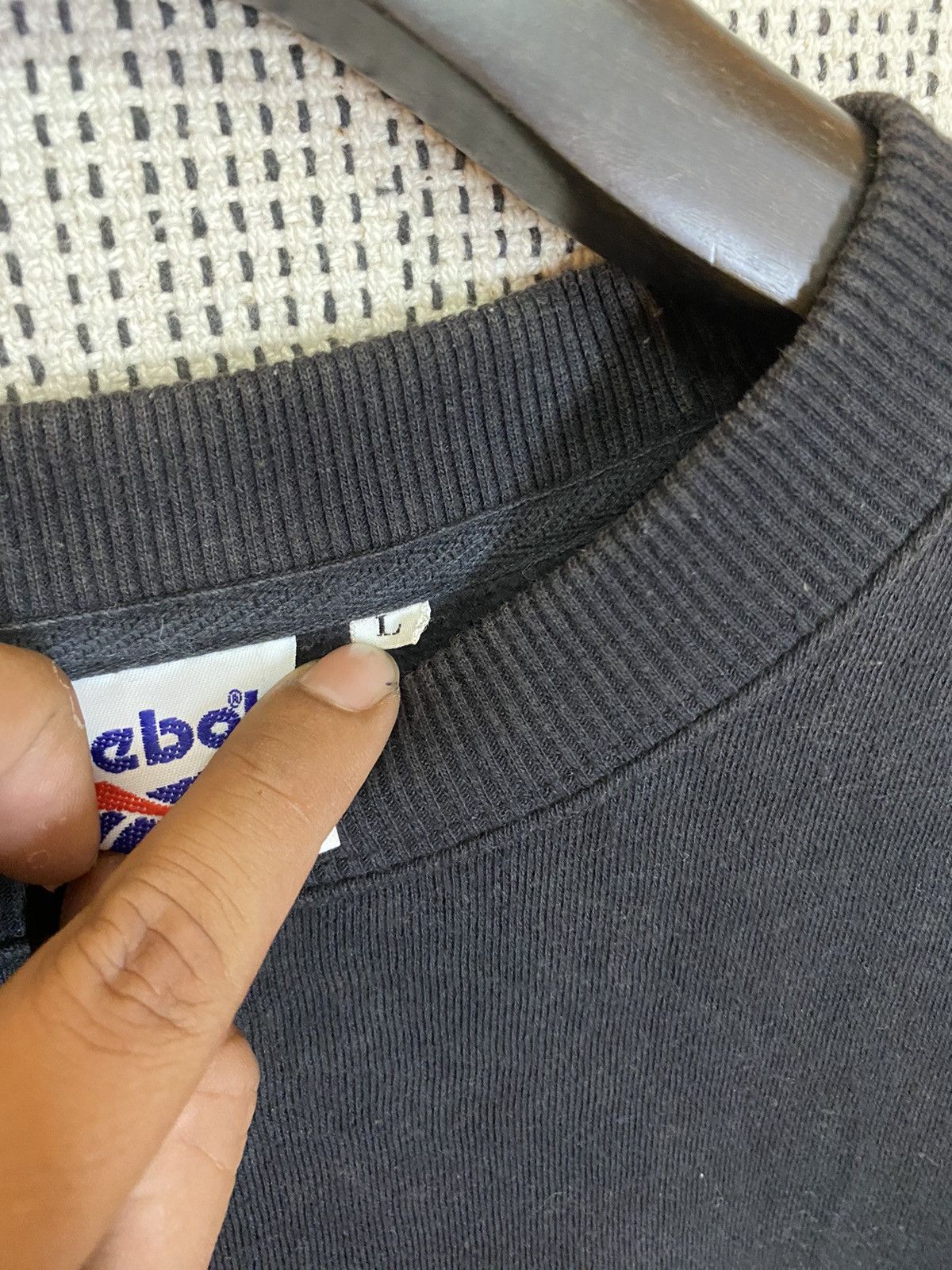Reebok × Vintage Vintage 90s reebok spellout sweatshirt crewneck size L Size US L / EU 52-54 / 3 - 6 Thumbnail