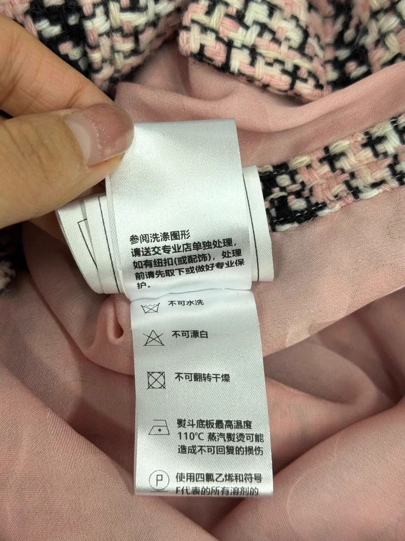 Chanel Chanel 21B pink and black colour block diamond button brai Size XS / US 0-2 / IT 36-38 - 7 Thumbnail