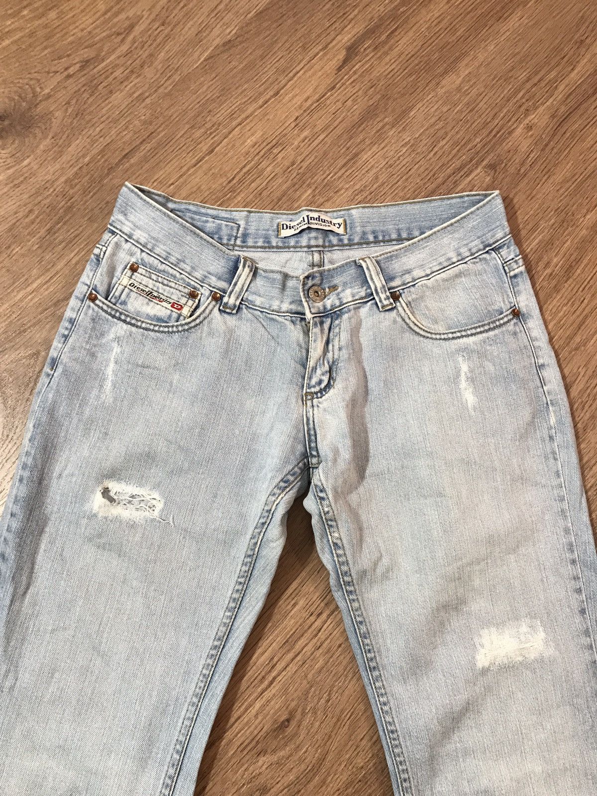 Diesel Vintage Diesel Distressed Flared Denim Pants Jeans Size 32 Size 32" / US 10 / IT 46 - 3 Thumbnail