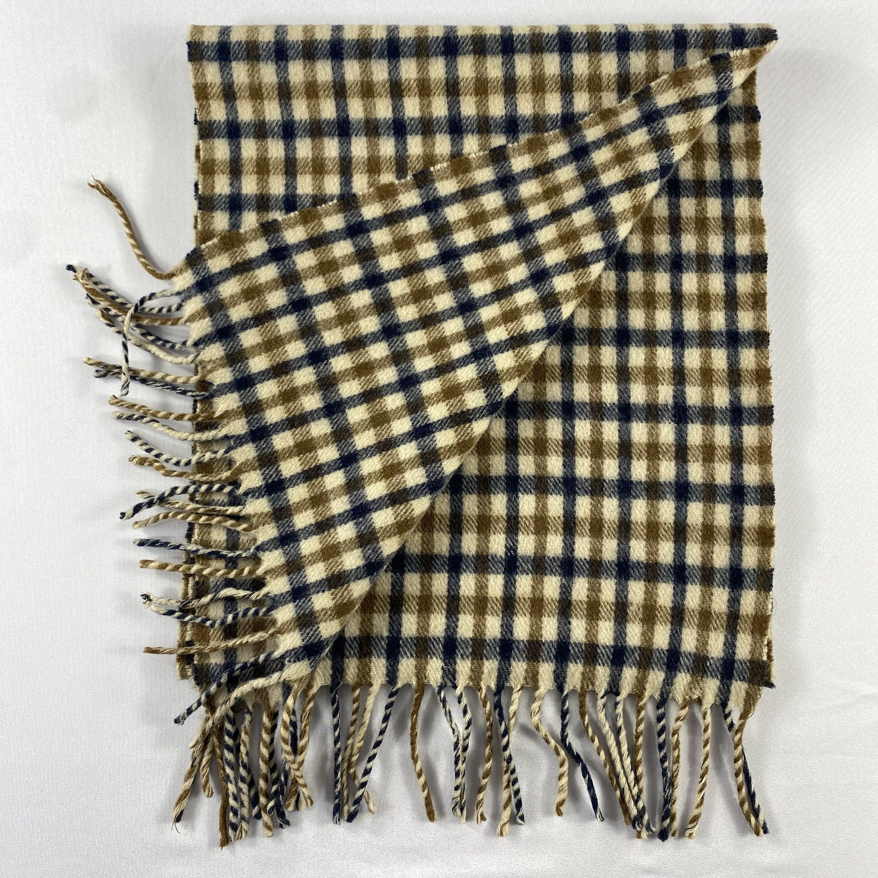 Aquascutum Vintage Aquascutum Scarf Neck Wrap Wool Muffler Size ONE SIZE - 4 Thumbnail