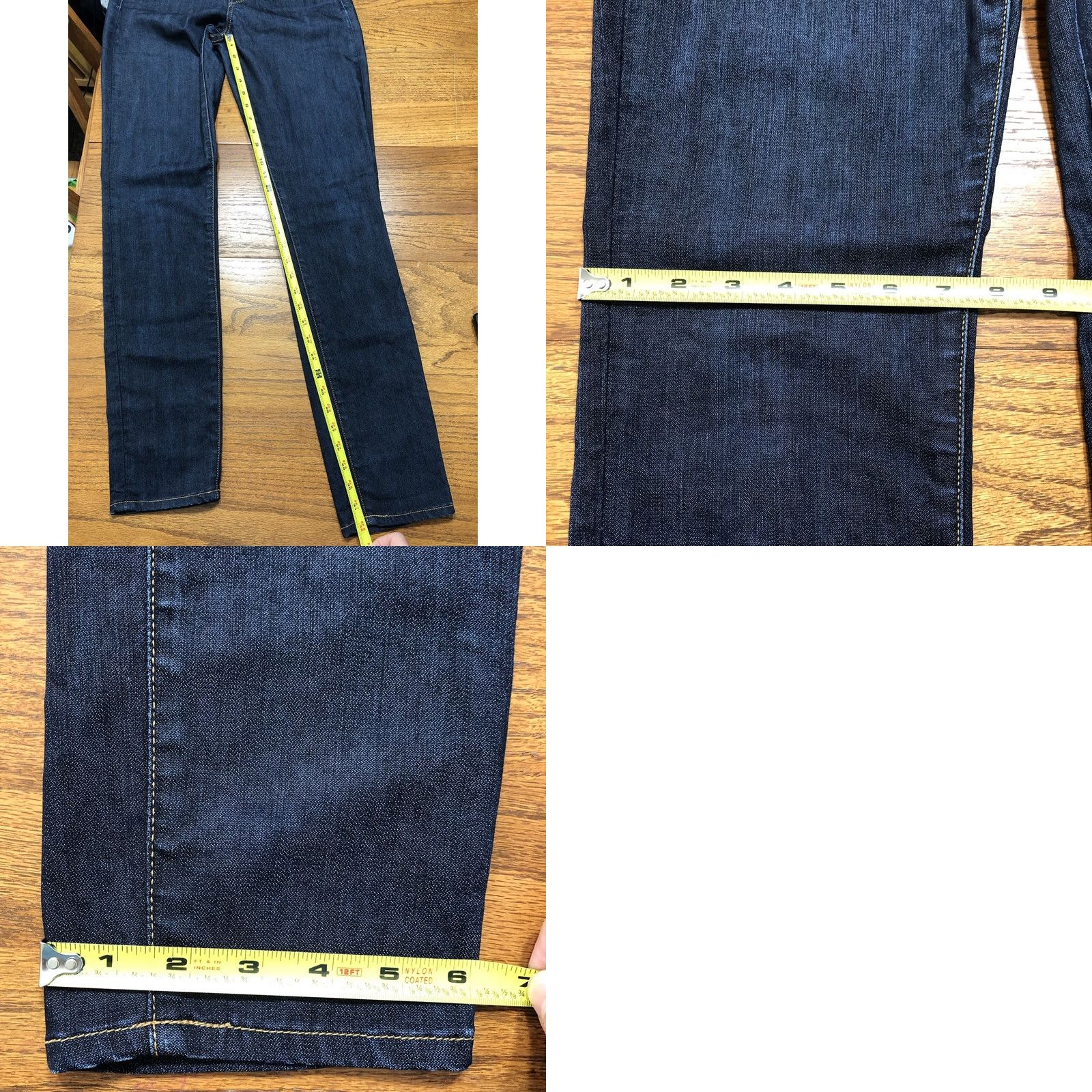 Lucky Brand Lucky Brand Sofia Skinny Leg Jeans Blue Denim 6 Womens 32 Inseam Regular Size 28" / US 6 / IT 42 - 10 Thumbnail