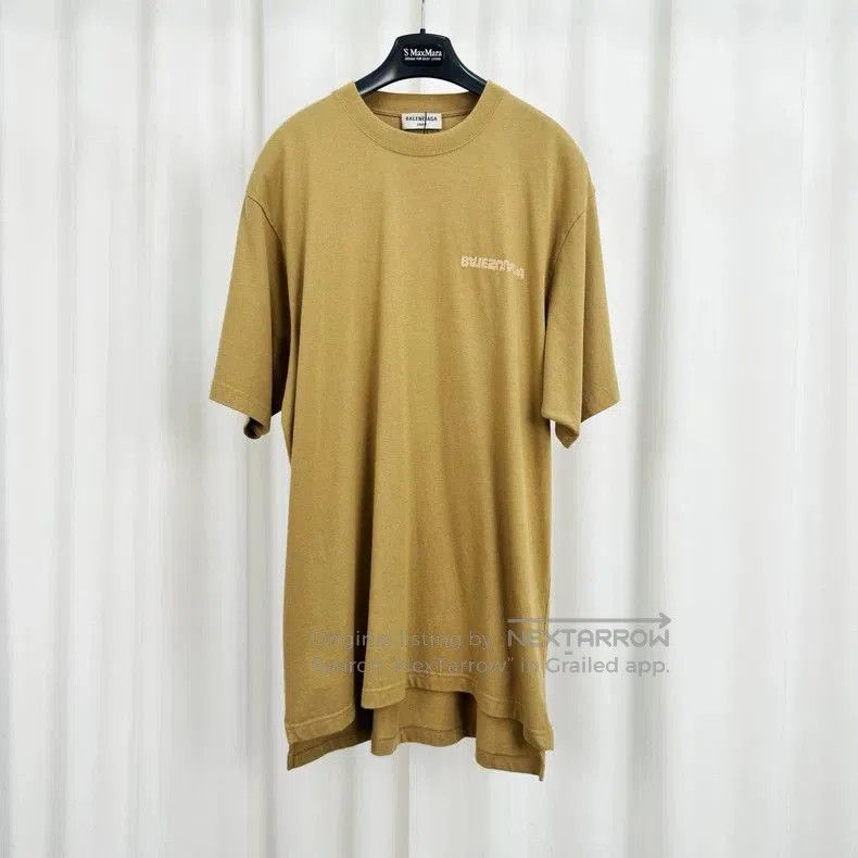 Balenciaga Balenciaga Embroidered Reversed Letter Tee. Size US S / EU 44-46 / 1 - 1 Thumbnail