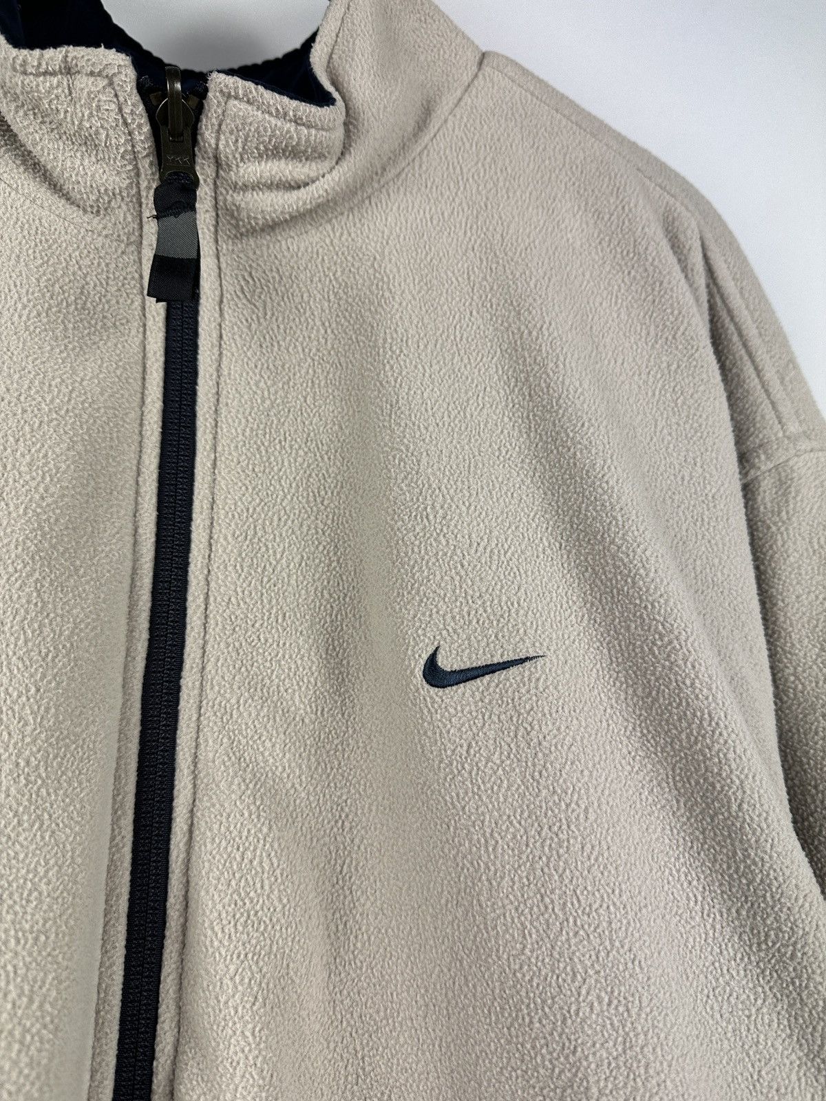 Nike × Vintage Vintage Y2K Nike Therma-Fit Reversible Nylon/Fleece Jacket Size US M / EU 48-50 / 2 - 14 Thumbnail