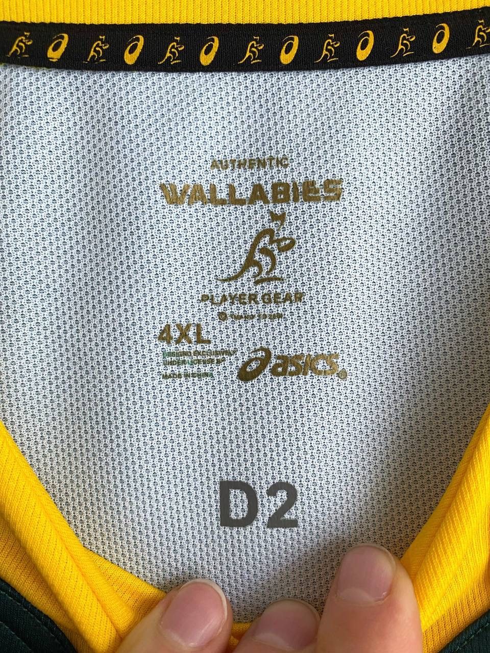 Asics Australia Wallabies Rugby Jersey World Cup Japan 2019 Sz XXL Size US XXL / EU 58 / 5 - 12 Thumbnail